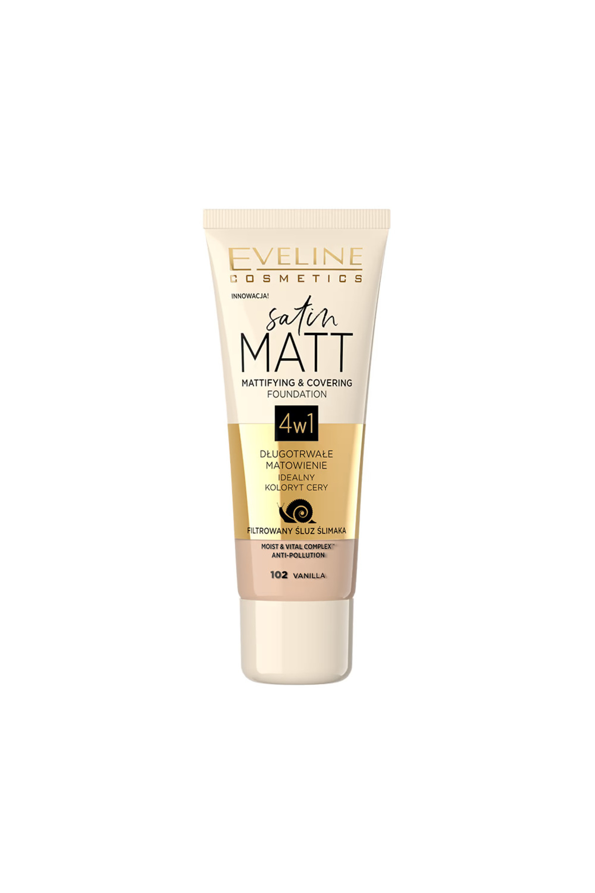 Eveline Cosmetics SATIN MATT MATLAŞTIRICI & KAPATICI SATEN MAT FONDÖTEN