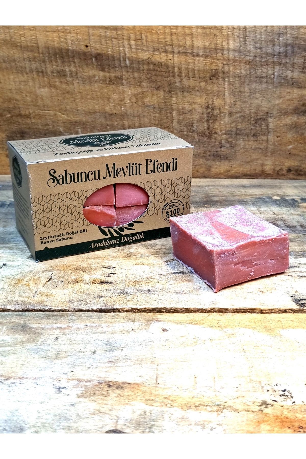 Sabuncu Mevlüt Efendi Doğal Gül Banyo Sabunu 400 gr (4 ADET)