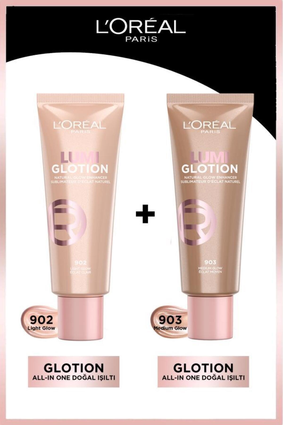 L'Oreal Paris Glotion All-In-One Doğal Işıltı 902 Light Glow & 903 Medium Glow