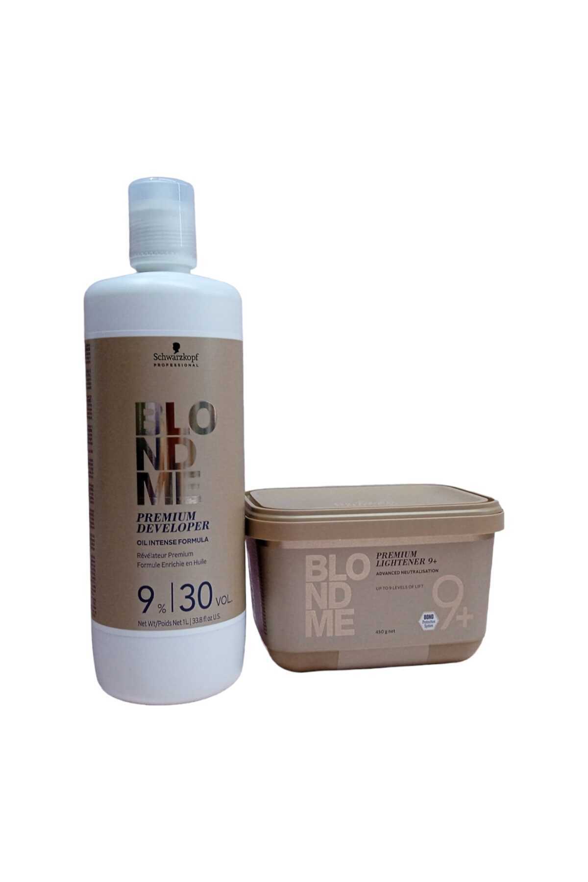 Schwarzkopf BM Premium Lift+9 Açıcı 450 G + Oksidan %9 30 Volume 1000 ml