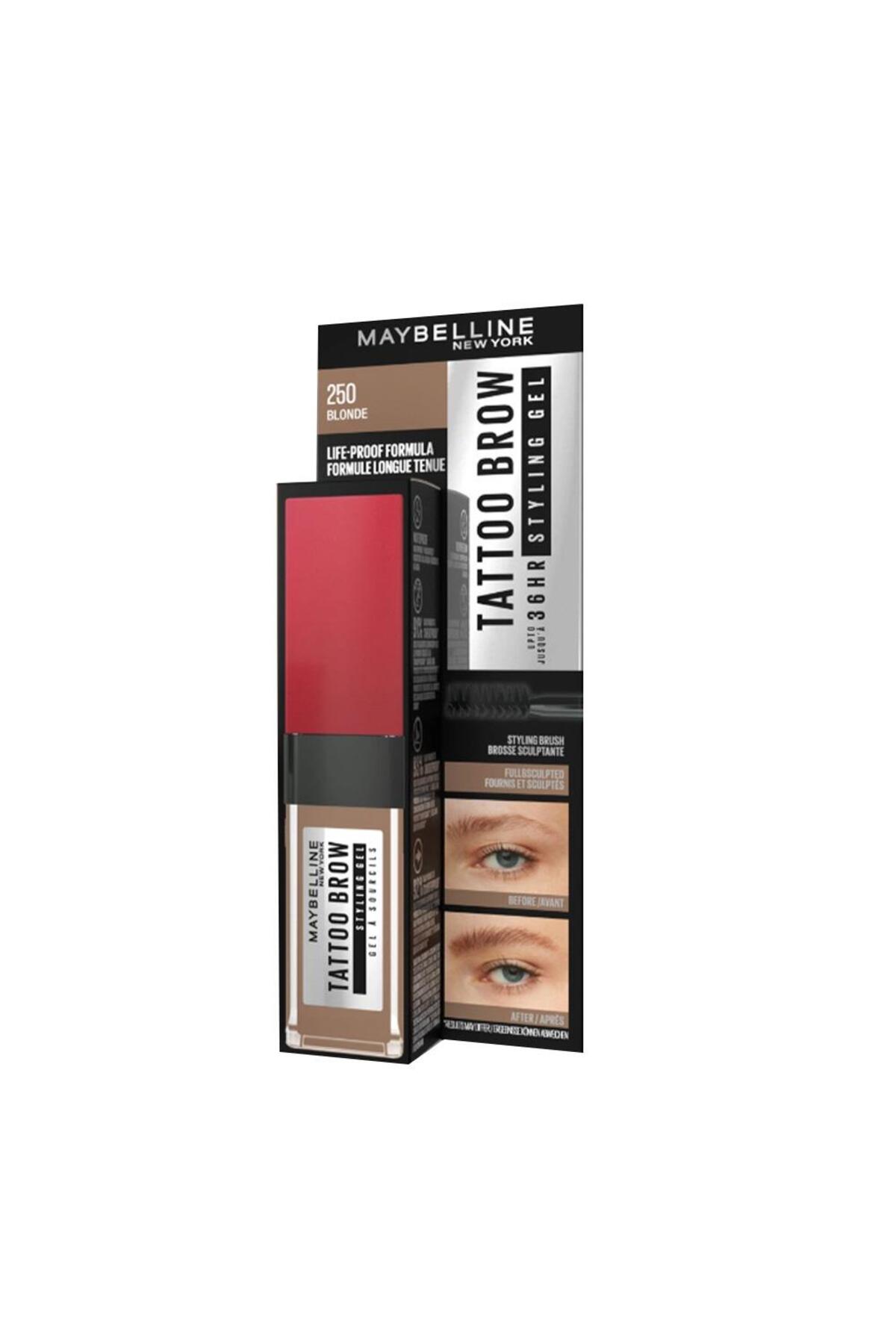 Maybelline New York Tattoo Brow 36h Kaş Maskarası 250 Blonde