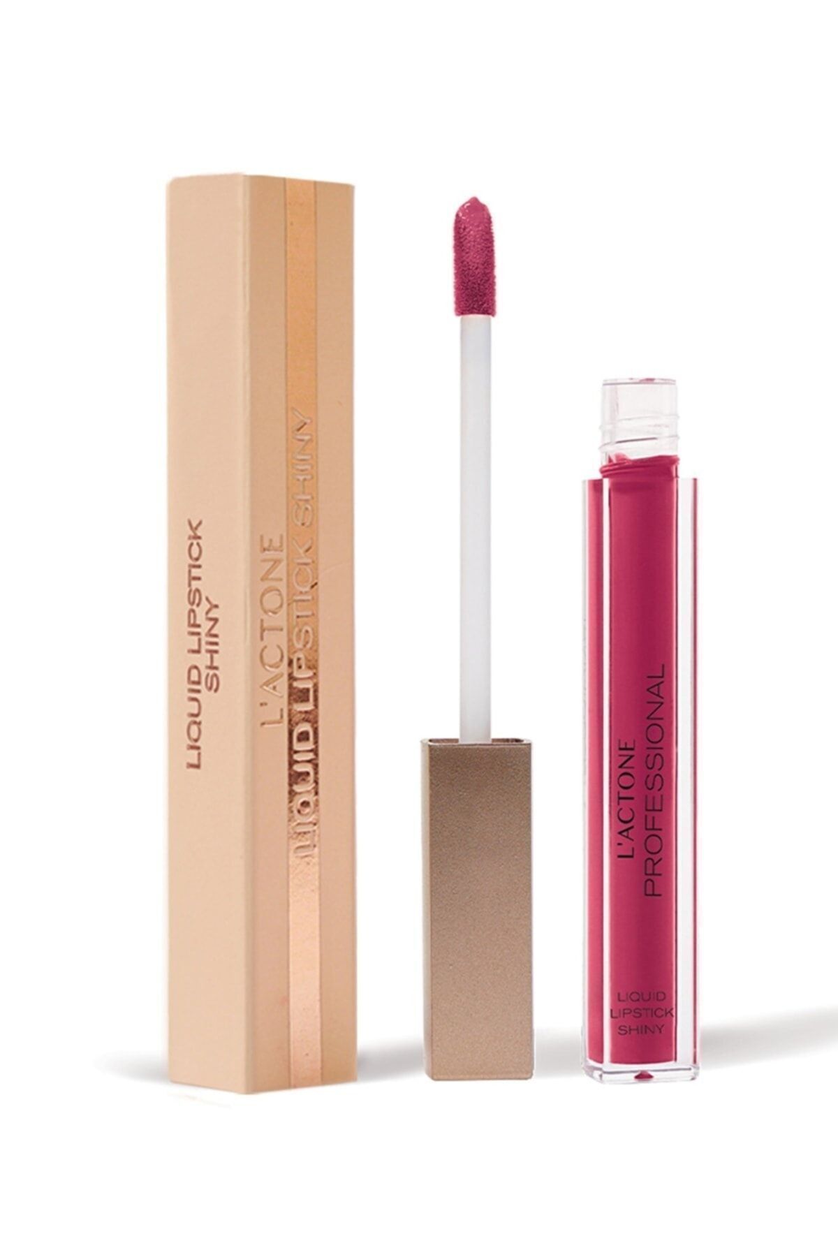 L'ACTONE Liquid Lipstick Shiny Wirginia Va-109 / Parlak Likit Ruj - 1 Adet Oje Hediyeli