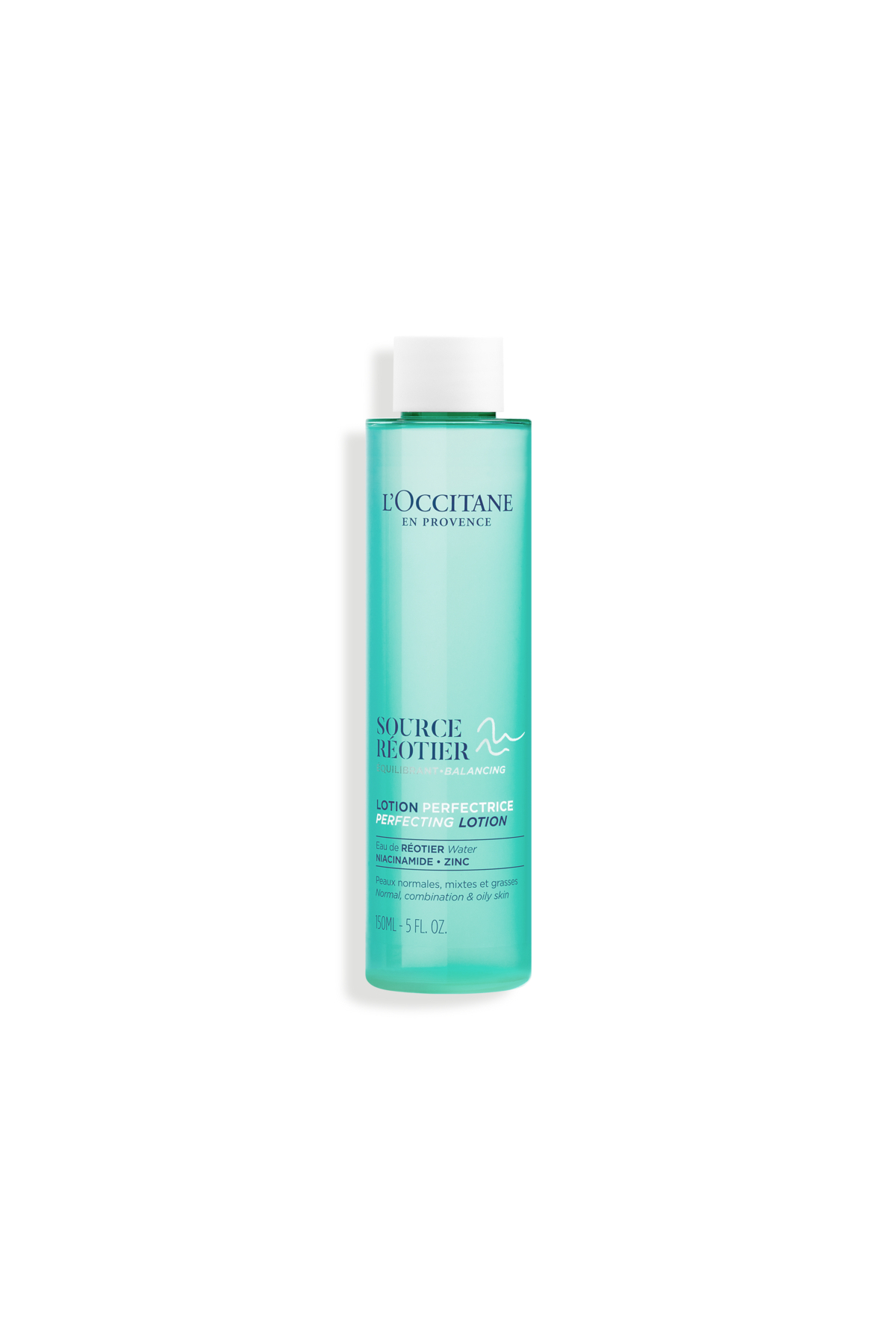 L'Occitane Source Reotier Sebum Dengeleyici Yüz ve Boyun Losyonu, Niasinamid, 150 ml