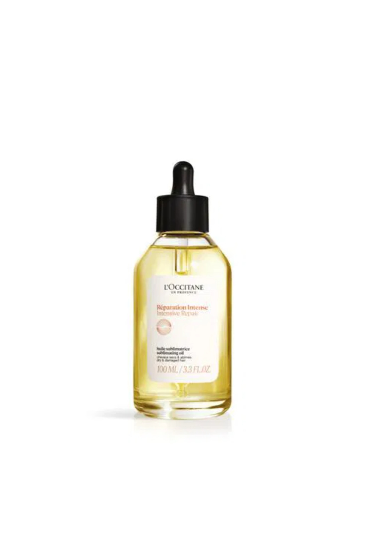 L'Occitane Kabarmayı, kırık uçları ve saç kırılmasını azaltır Aromakoloji Onarıcı Saç Bakım Yağı 100ml