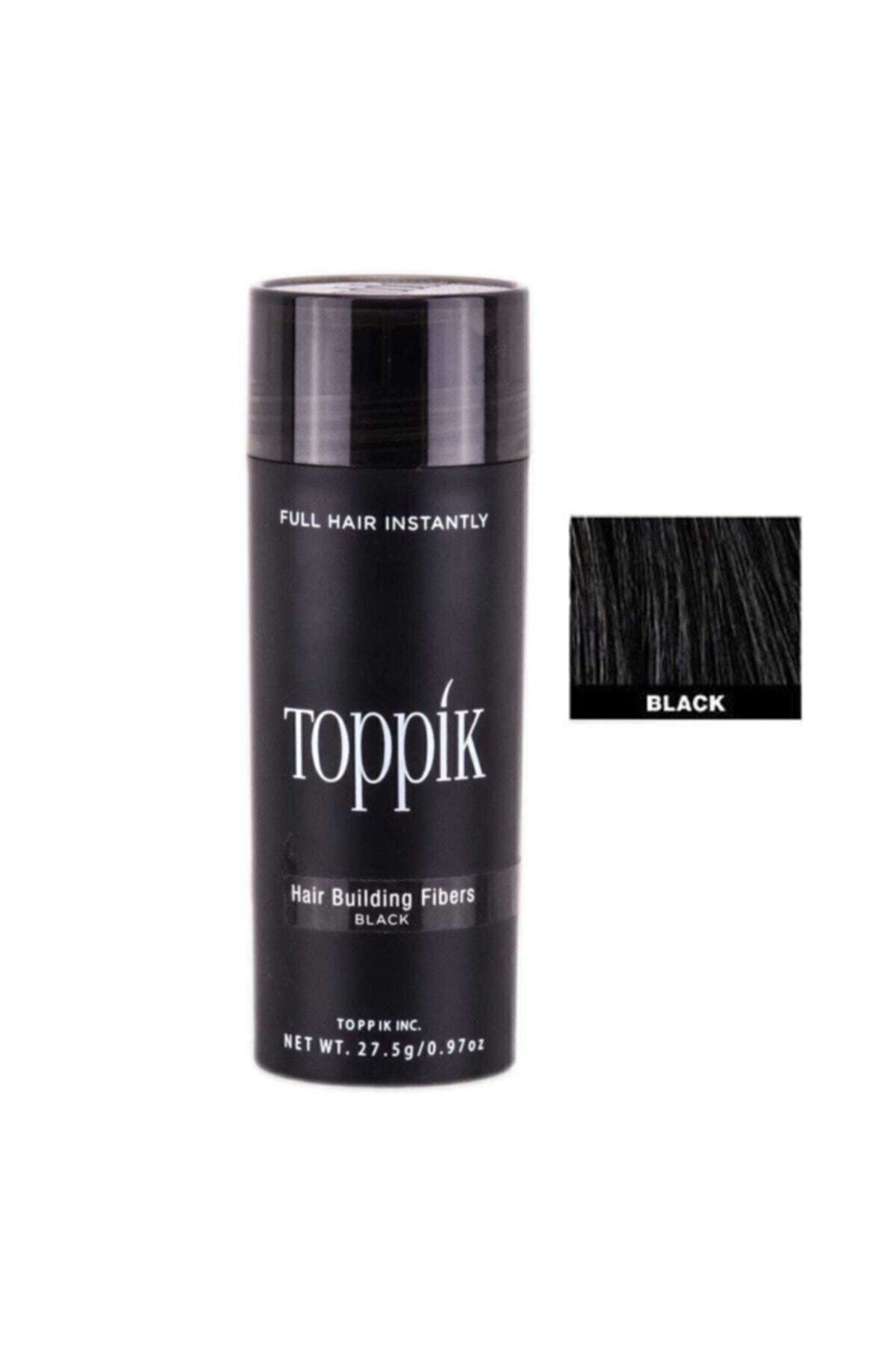 Toppik Saç Dolgunlaştırıcı Fiber Siyah 27.5 g - Hair Building Fibers 8680937004696