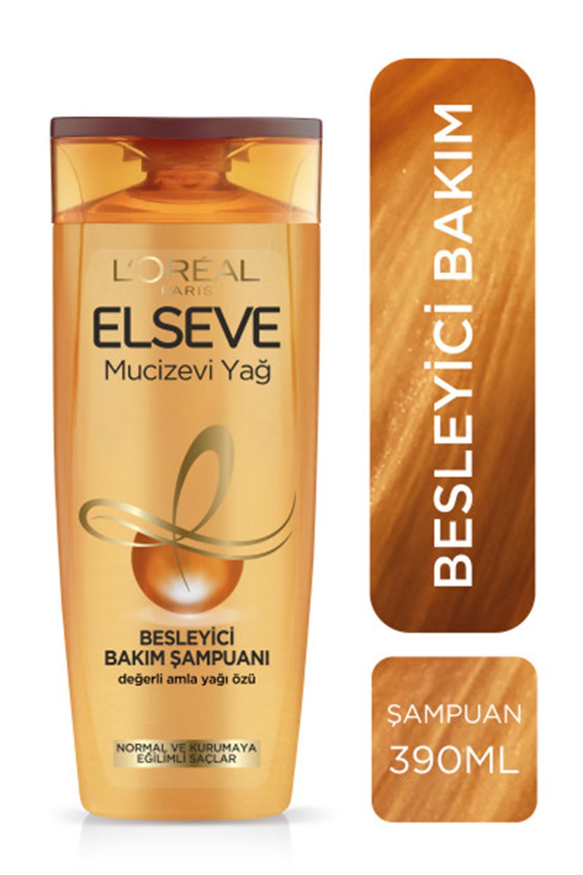 L'Oreal Paris L'Oréal Paris Elseve Mucizevi Yağ Besleyici Bakım Şampuanı 390 ml