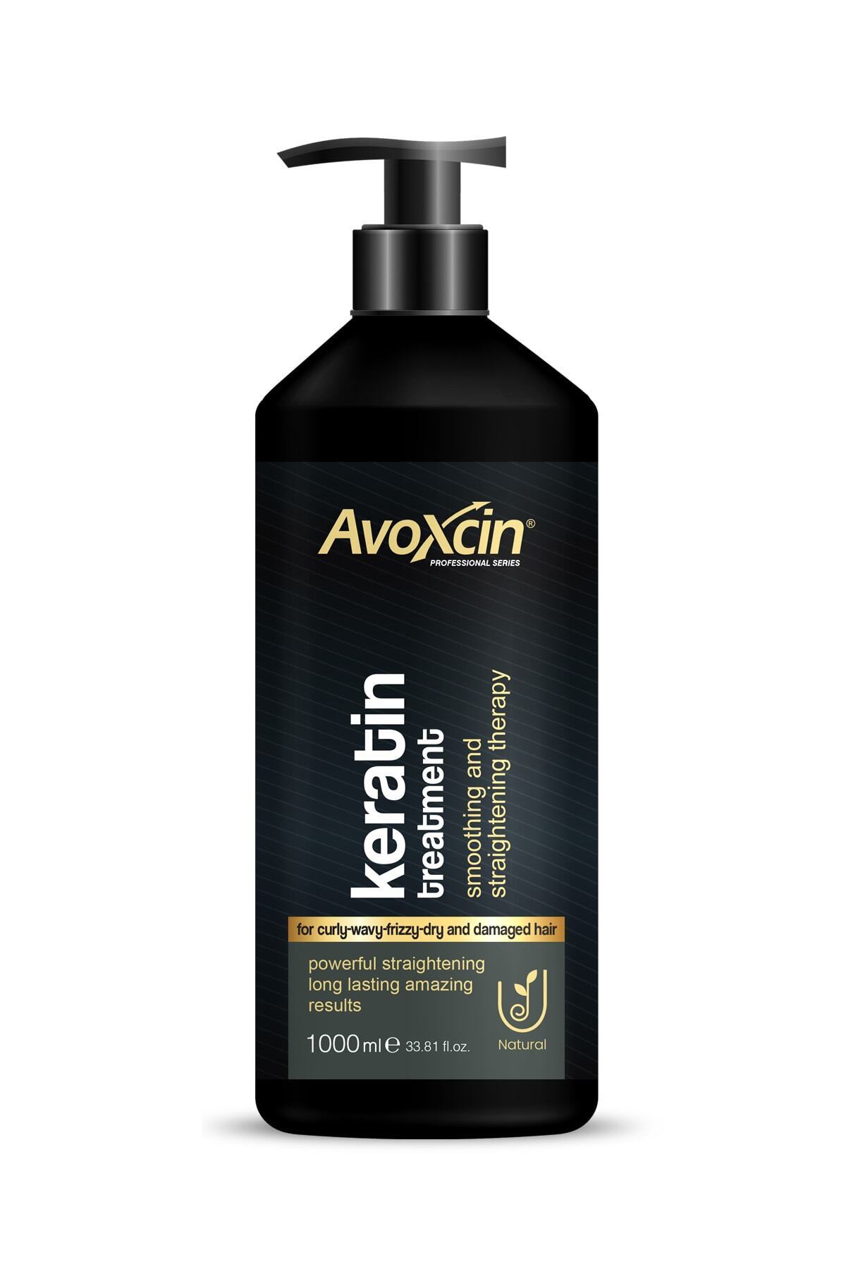 AVOXCIN Brezilya Fönü Keratini 1000ml Kalıcı Özel Formül Saç Düzleştirici Keratin Bakım
