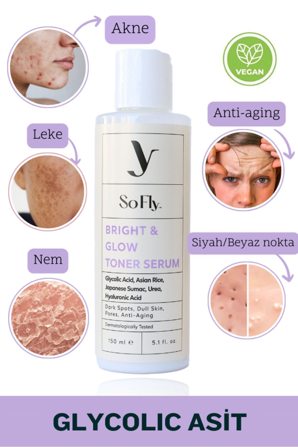 So Fly Bright & Glow Toner Serum 150 ml