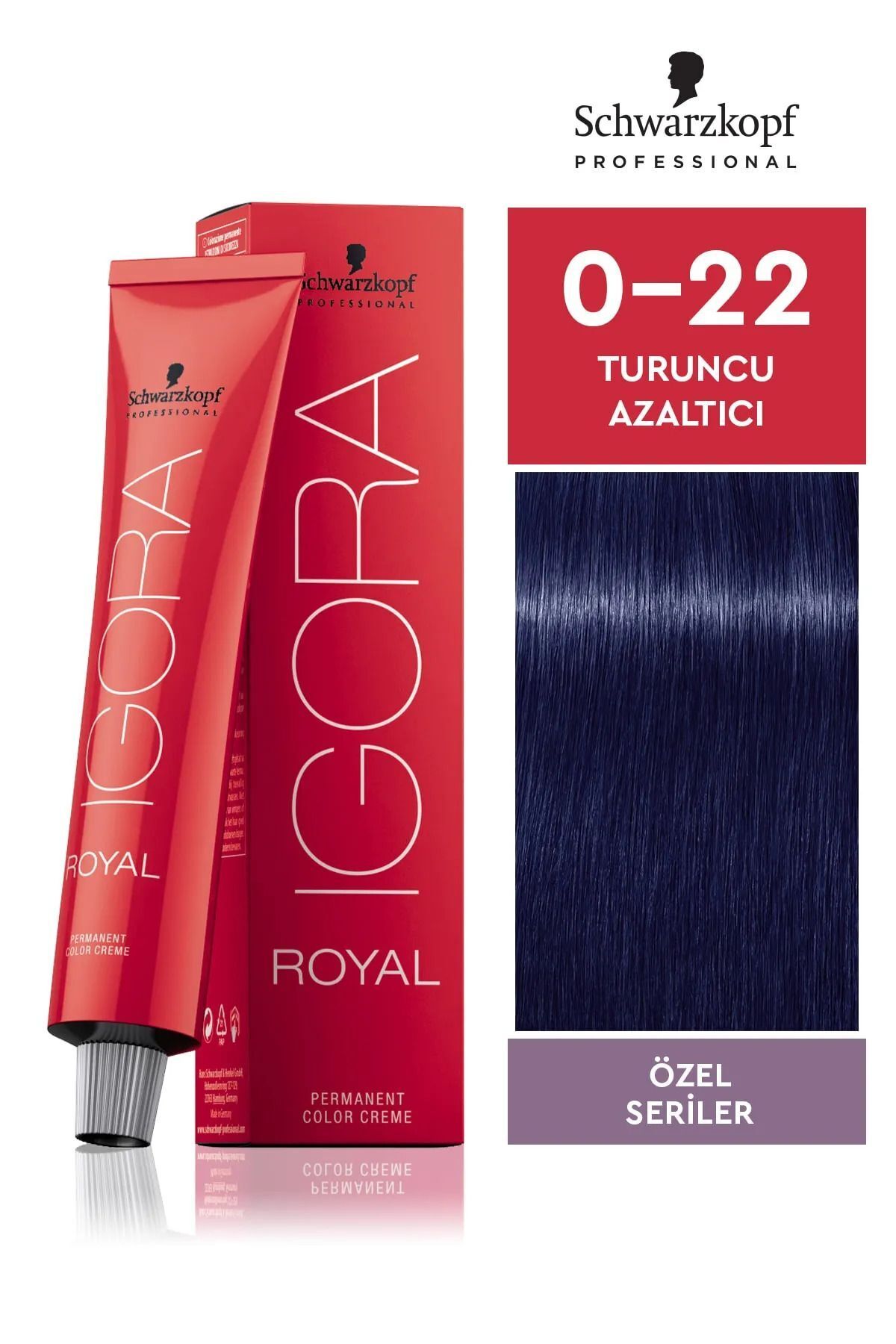 Schwarzkopf Igora Royal Özel Seriler 0-22 Turuncu Azaltıcı Saç Boyası 60ml