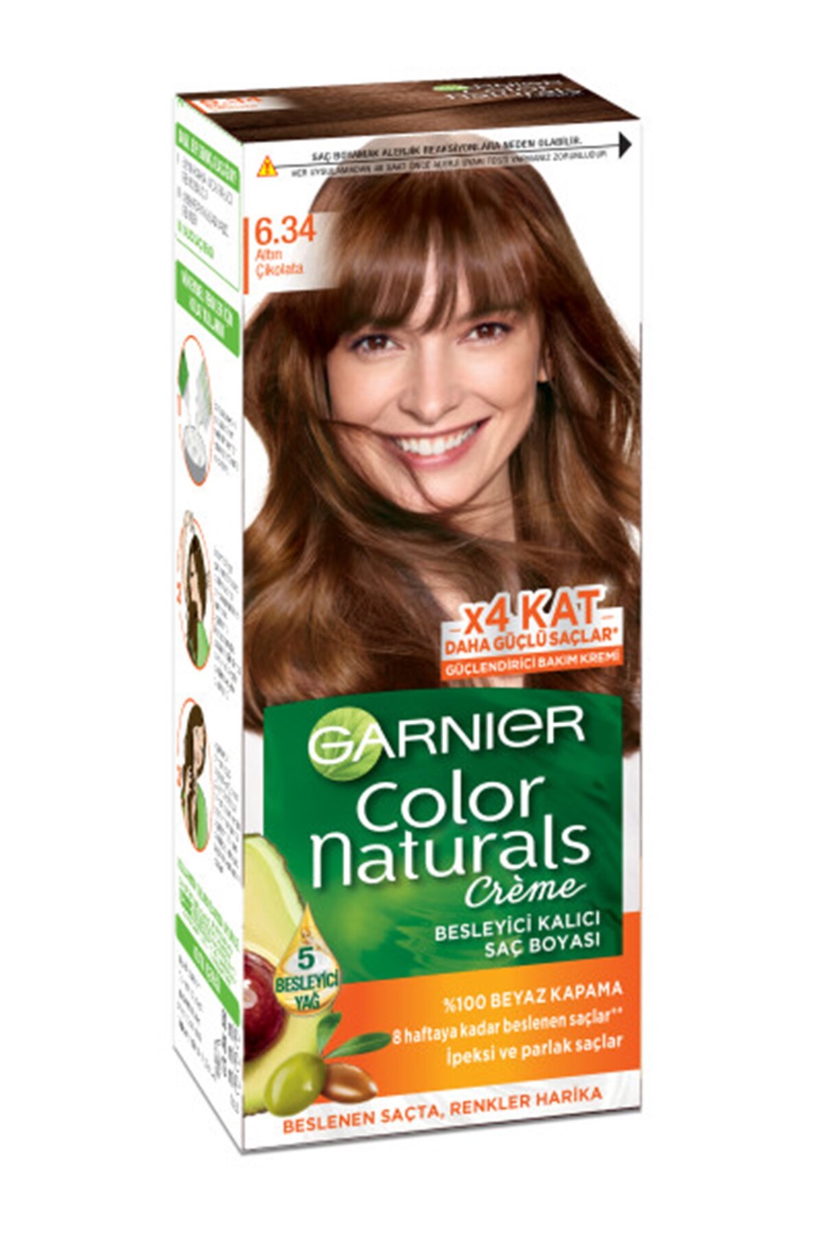 Garnier Color Naturals 6.34 Altın Çikolata