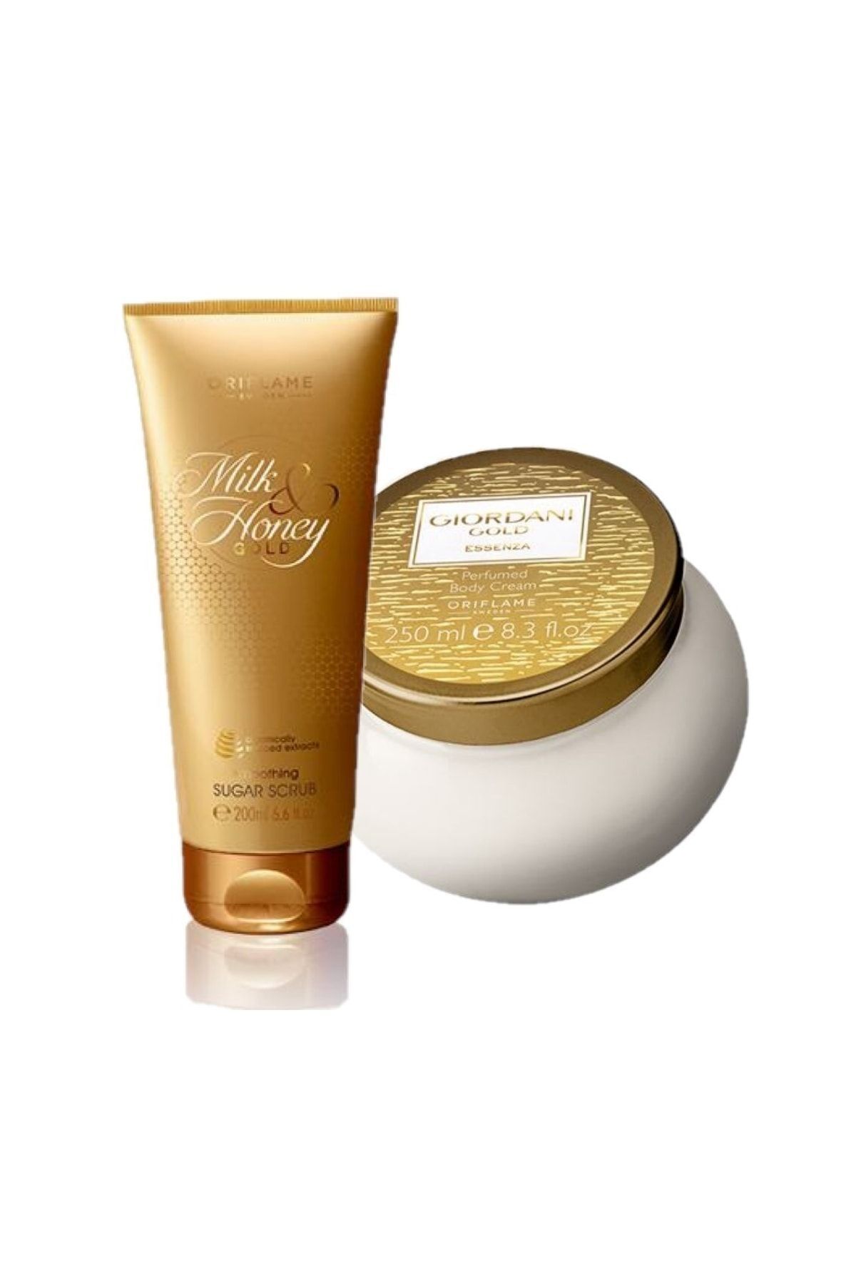 Oriflame Giordani Gold Essenza Parfümlü Vücut Kremi+milk Honey Gold Pürüzsüzleştirici 47011-46969
