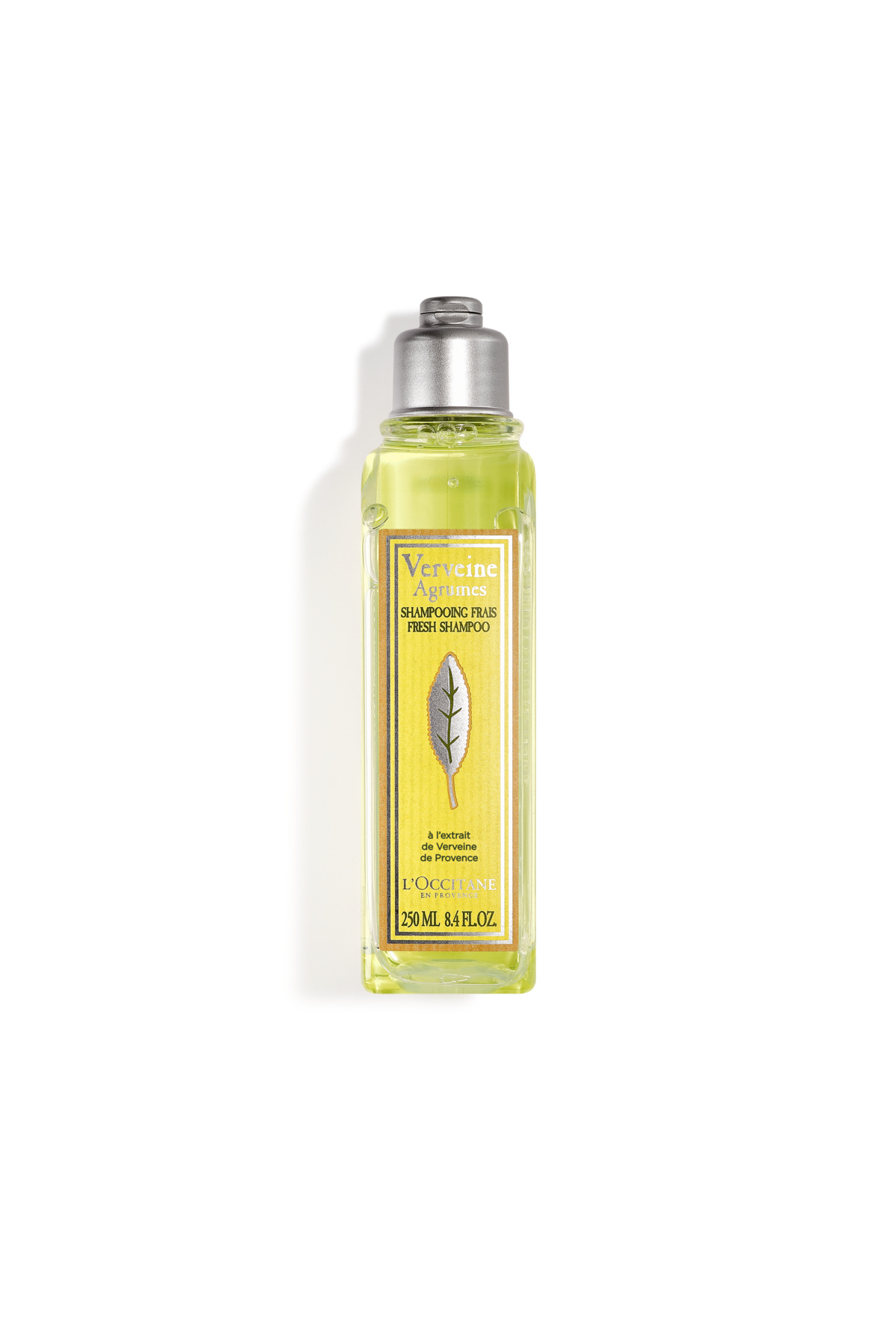 L'Occitane Citrus Verbena Şampuan, Tüm Saç Tipleri için, Mine Çiçeği ve Limon Yağı İçeren, 250 ml