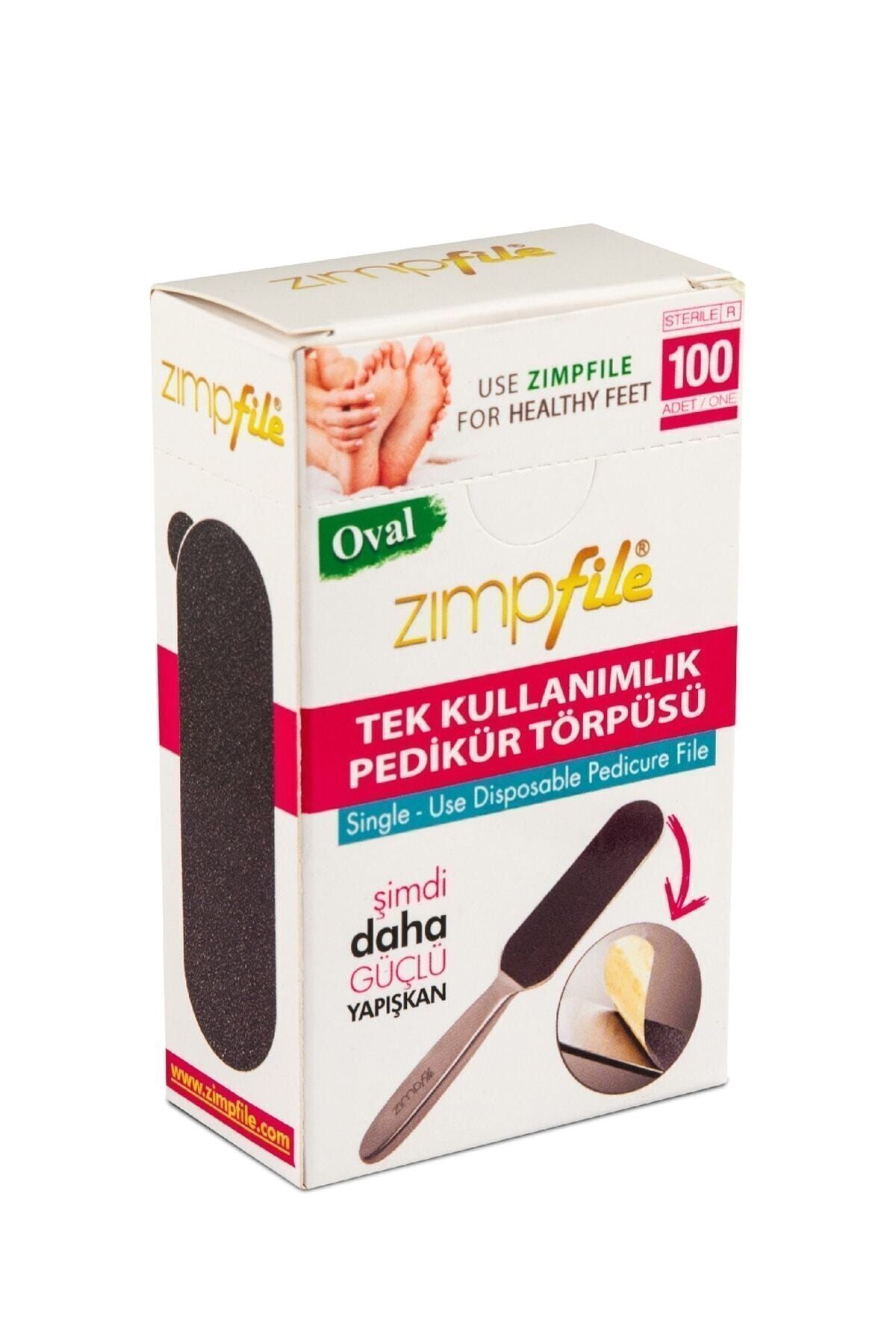 Zimpfile Tek Kullanımlık Pedikür Törpüsü Oval 100 Adet