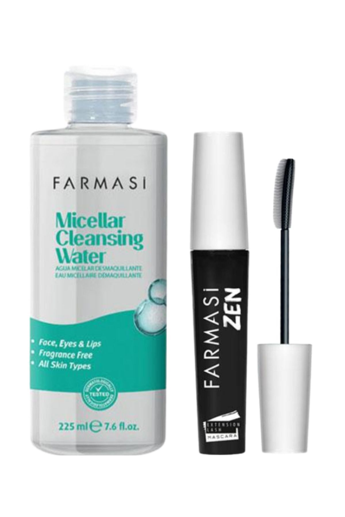 Farmasi Mıselar Makyaj Temizleme Suyu 225 ml & Zen Maskara 8 ml