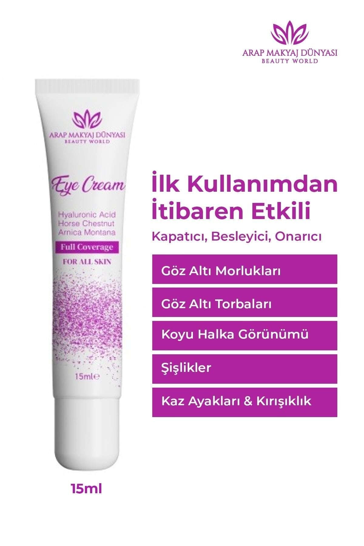 Arap Makyaj Dünyası Eye Cream– Kapatıcı Göz Kremi 15ml
