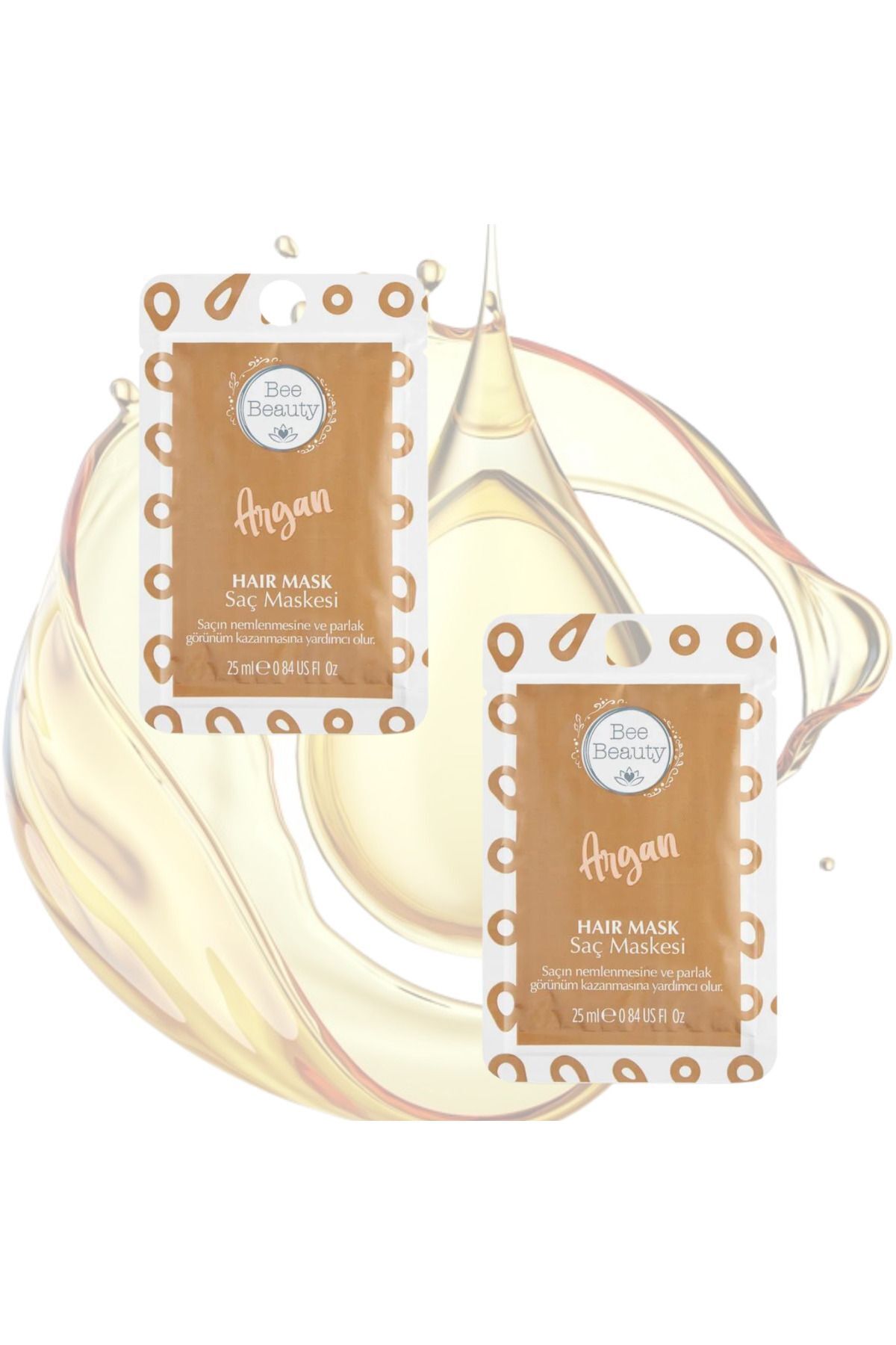 Bee Beauty Argan Saç Maskesi 25 ml x 2 adet