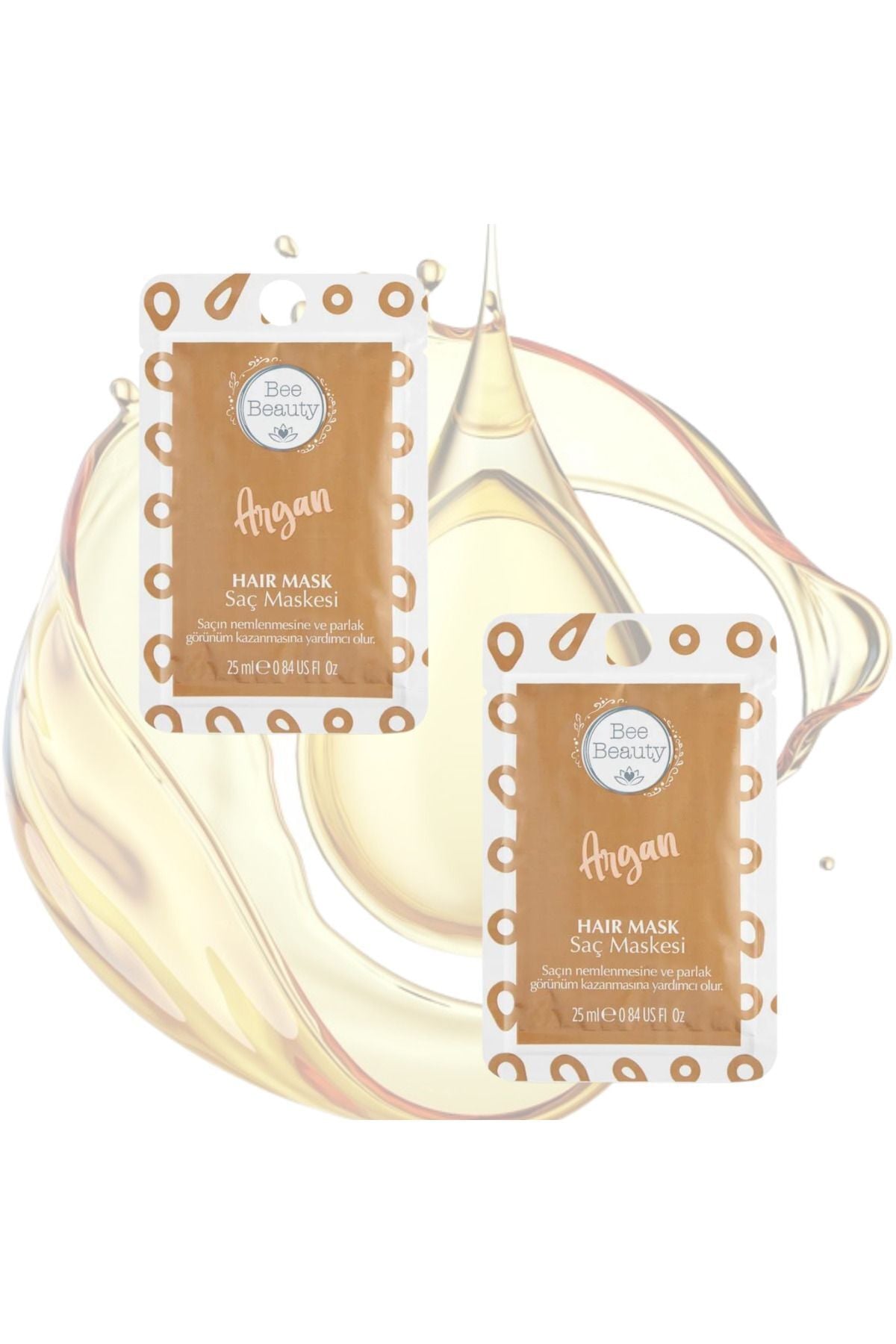 Bee Beauty Argan Saç Maskesi 25 ml x 2 adet