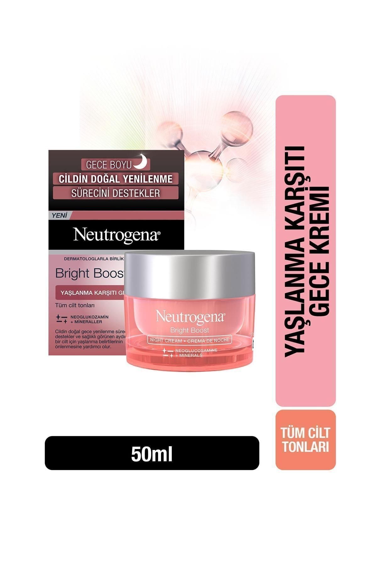Neutrogena Bright Boost Yaşlanma Karşıtı Gece Kremi 50 Ml