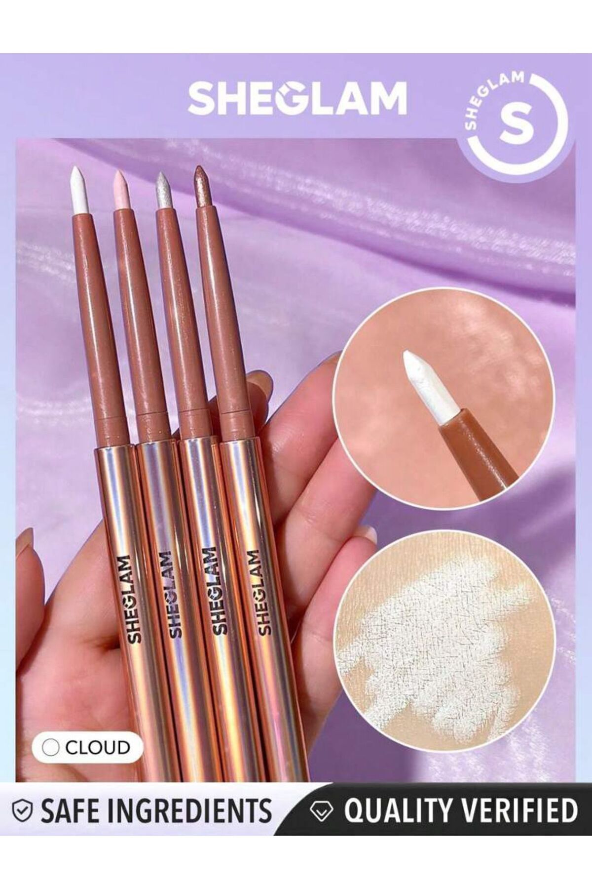SHEGLAM FAIRY WAND PRECISION HIGHLIGHTER PENCIL-CLOUD, çok amaçlı highlighter kalem