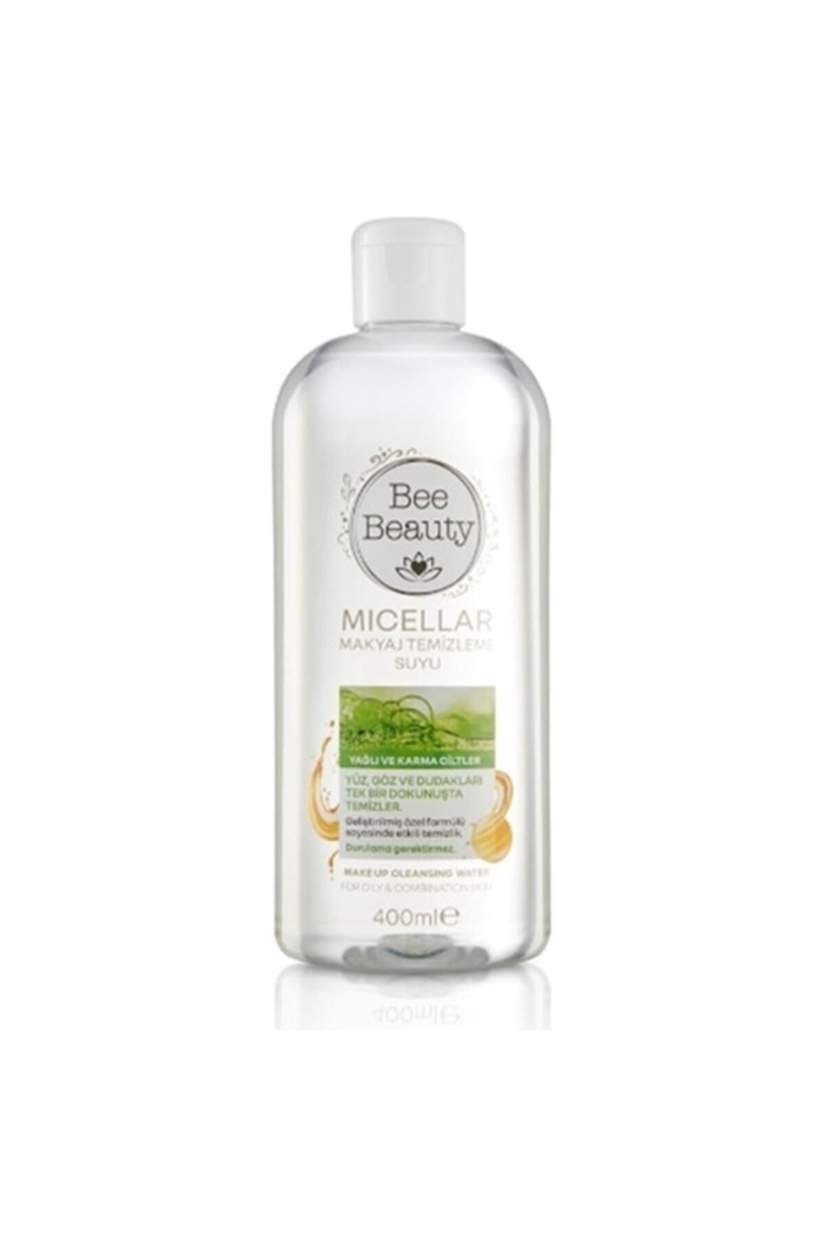 Bee Beauty Micellar Makyaj Temizleme Suyu Yağlı Ve Karma Ciltler 400 Ml