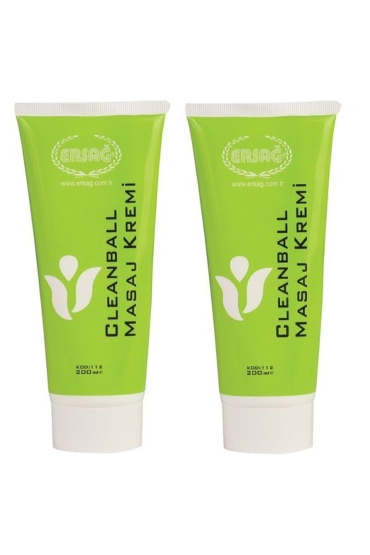 Ersağ Cleanball Masaj Kremi 200 ml 2 ADETT