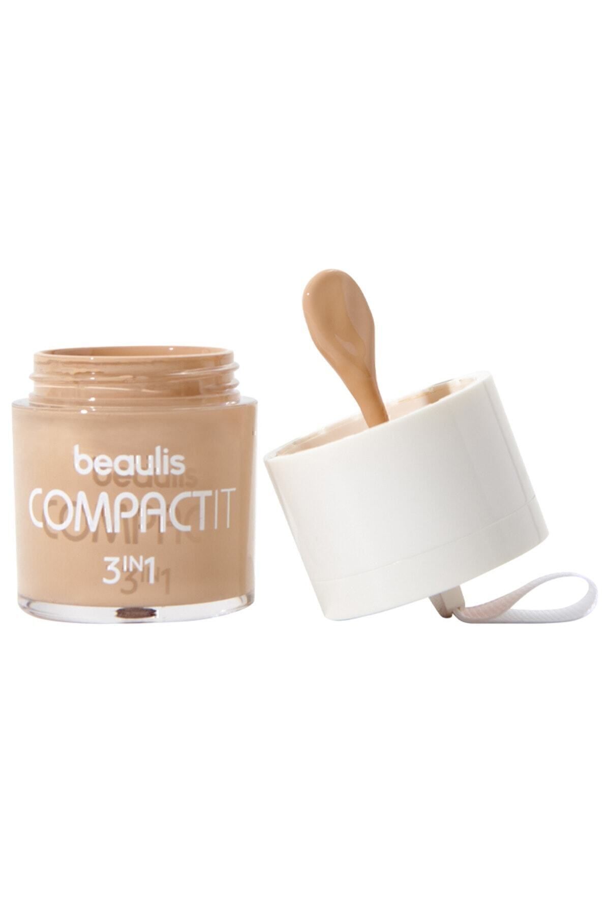 beaulis Compact It Fondöten & Allık & Kapatıcı 3in1 Yüksek Pigmentli Tek Paket