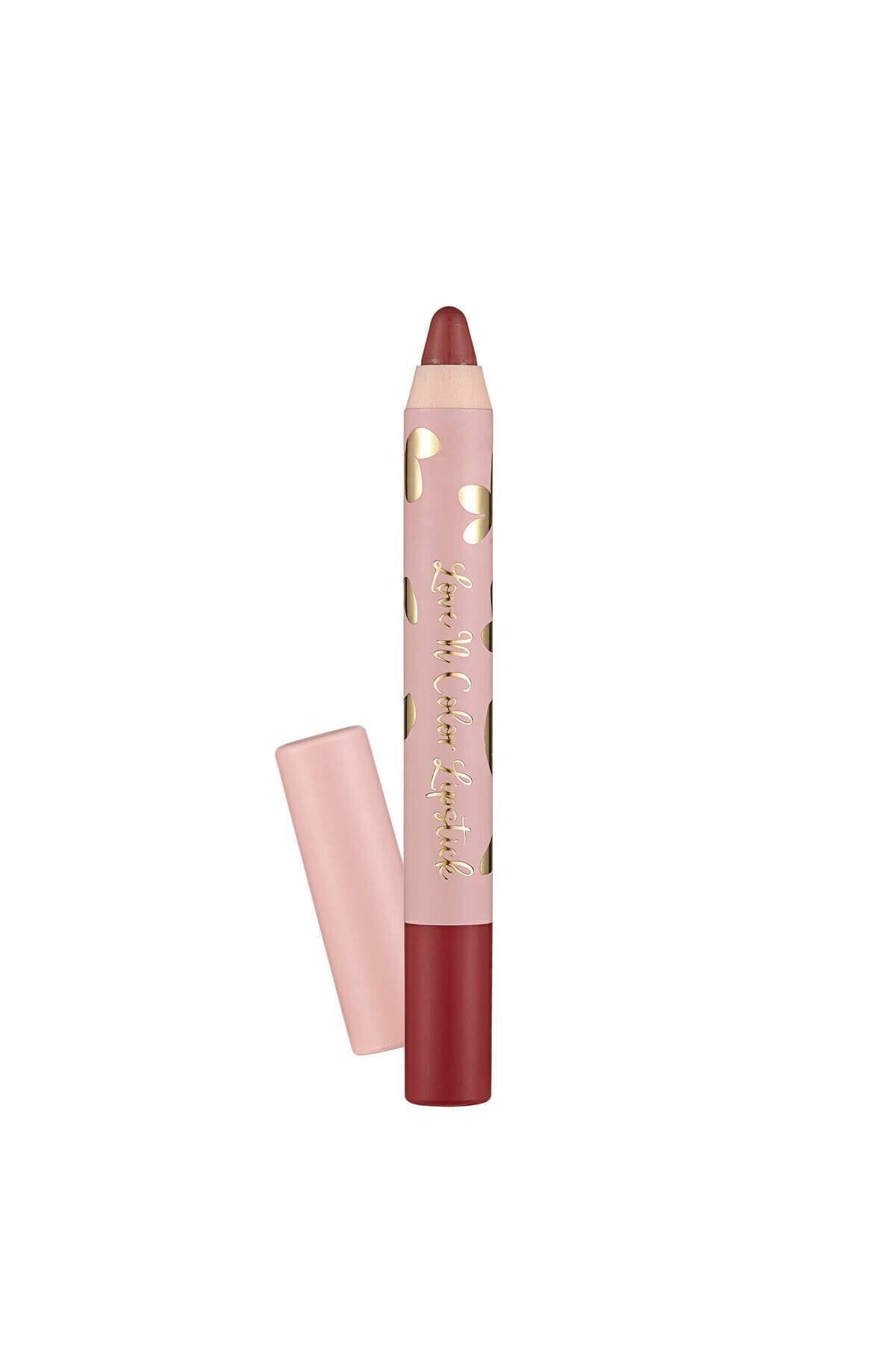 Flormar Love N Color Yüksek Pigmentli & Yarı Mat Bitişli Kremsi Kalem Ruj