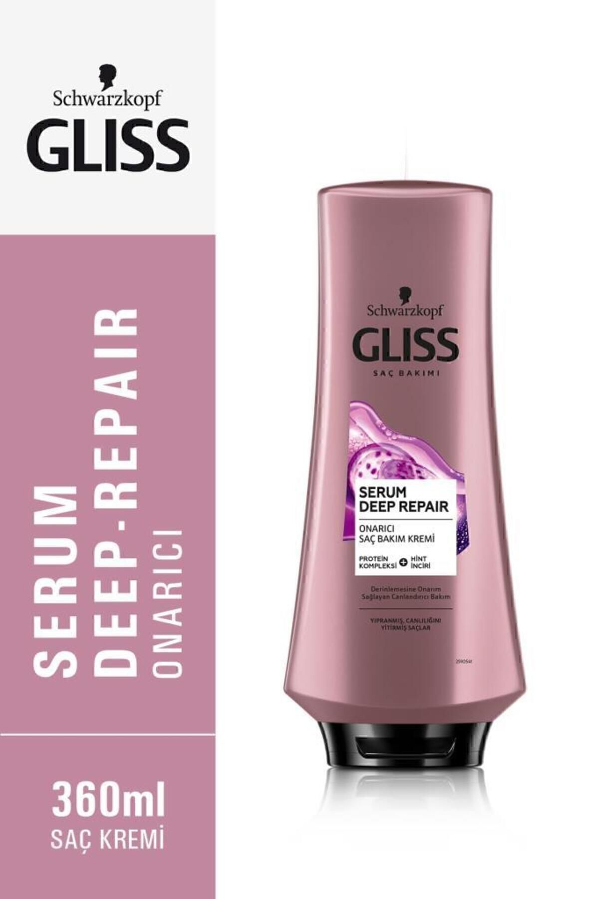 Gliss Schwarzkopf Gliss Serum Deep Repair Saç Bakım Kremi 360 ml