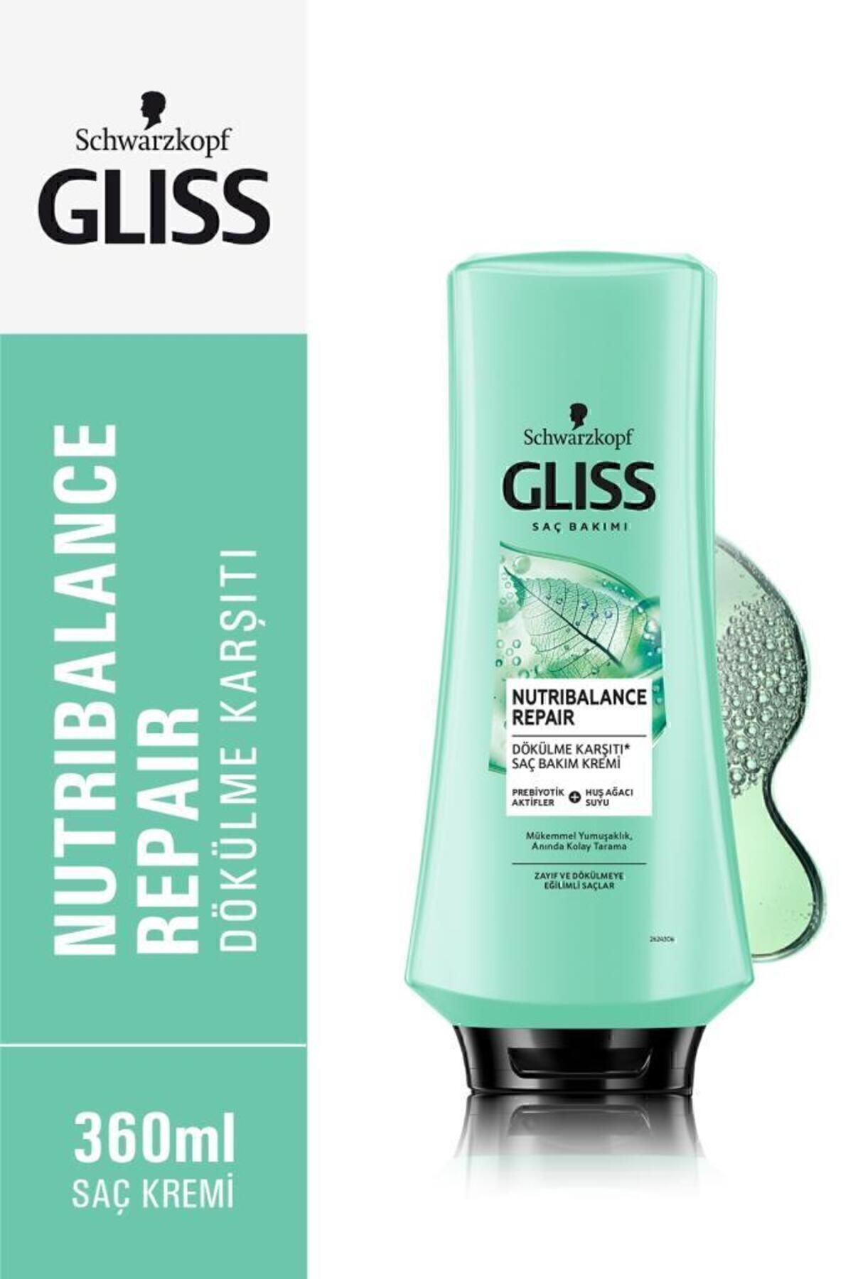 Gliss Schwarzkopf Gliss Nutribalance Saç Bakım Kremi 360 ml