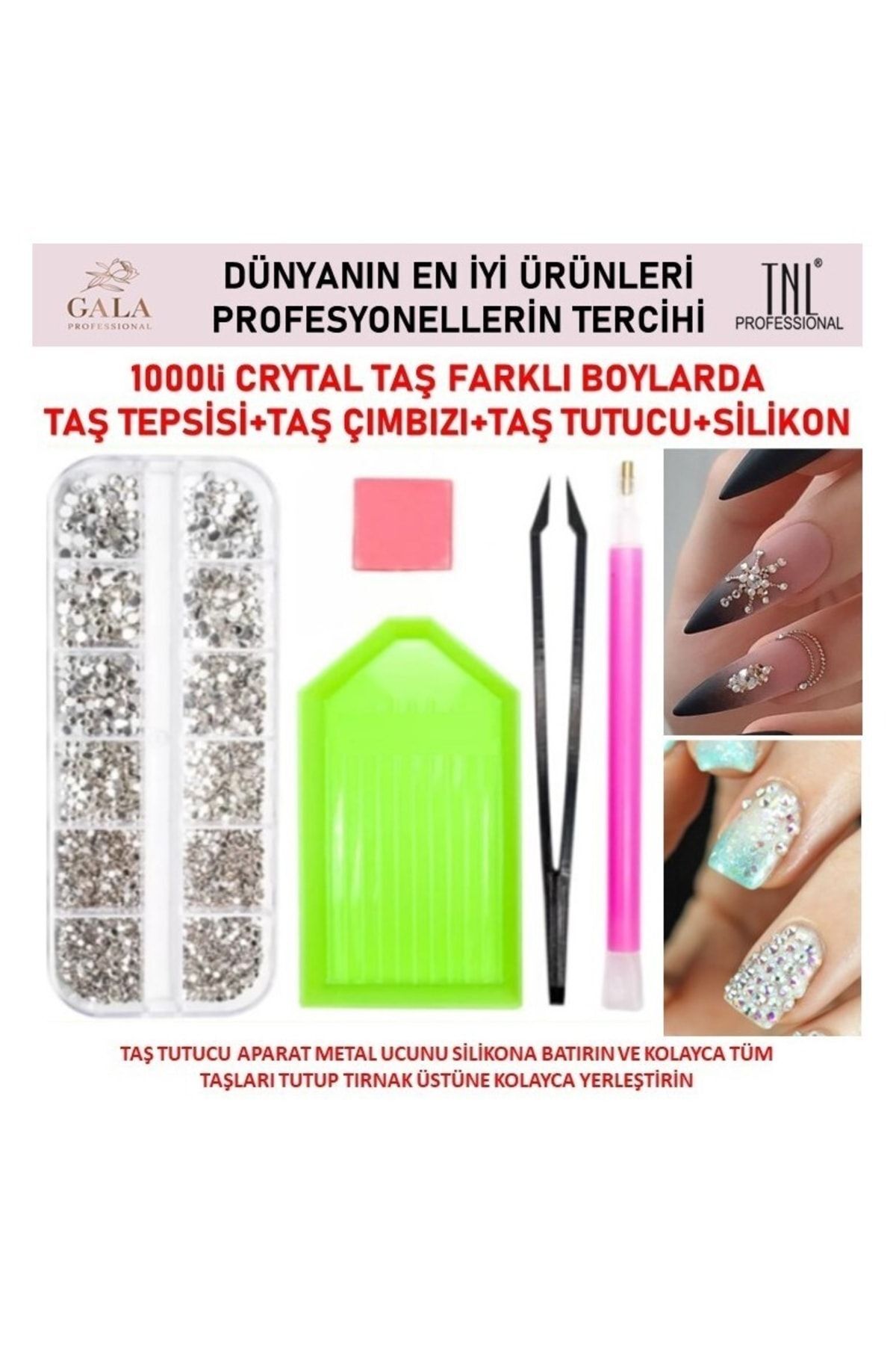 GALA Professional Kalıcı Oje Protez Tırnak Nail Art Tırnak Süslemeler