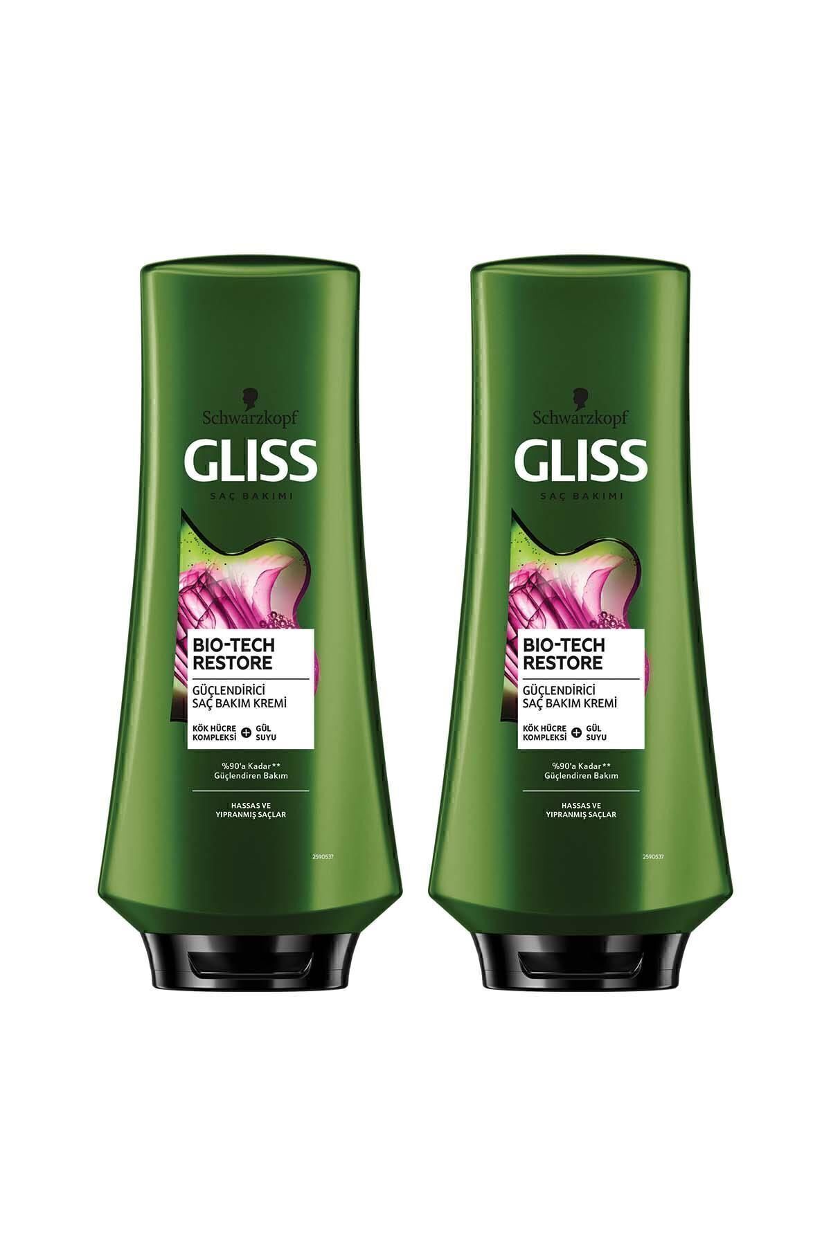 Gliss Bio-tech Güçlendirici Saç Kremi 360 Lm X 2 Adet
