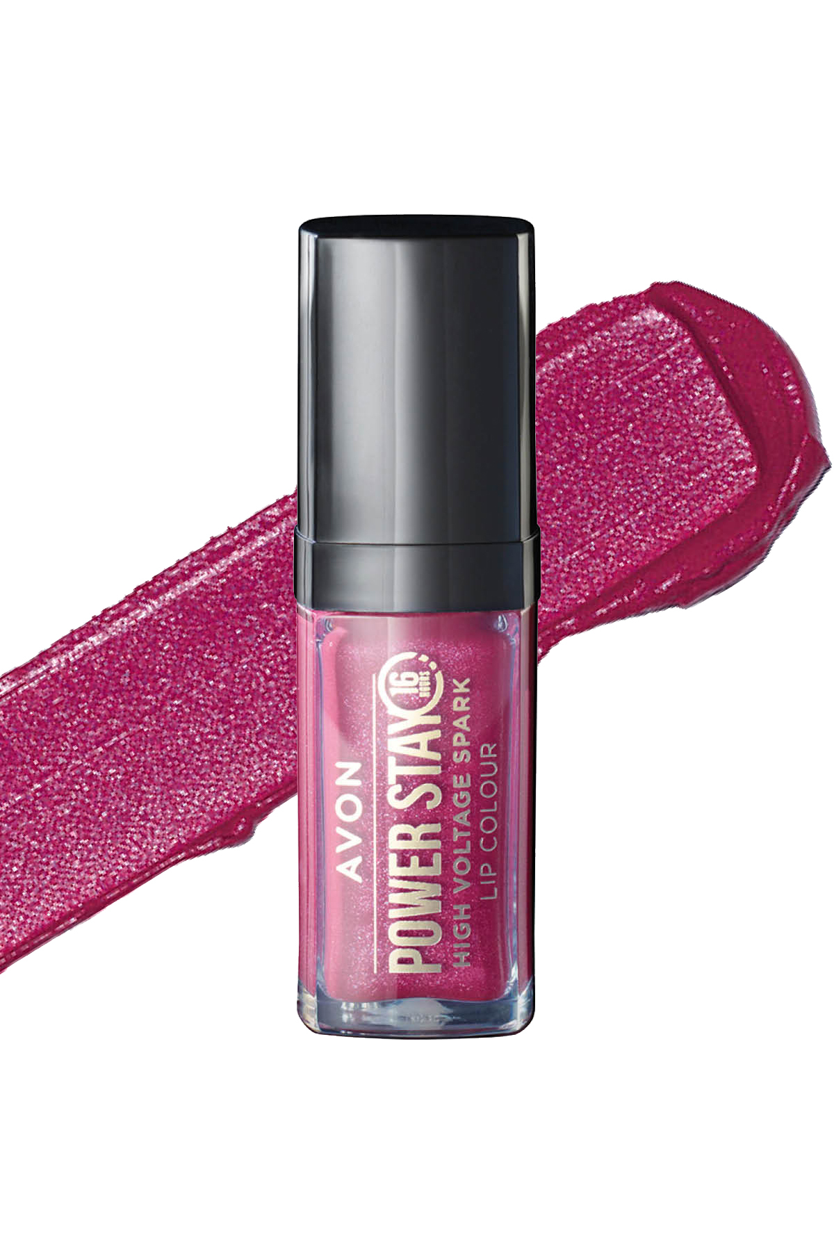 AVON Powerstay High Voltage Spark Likit Ruj Rose Flash
