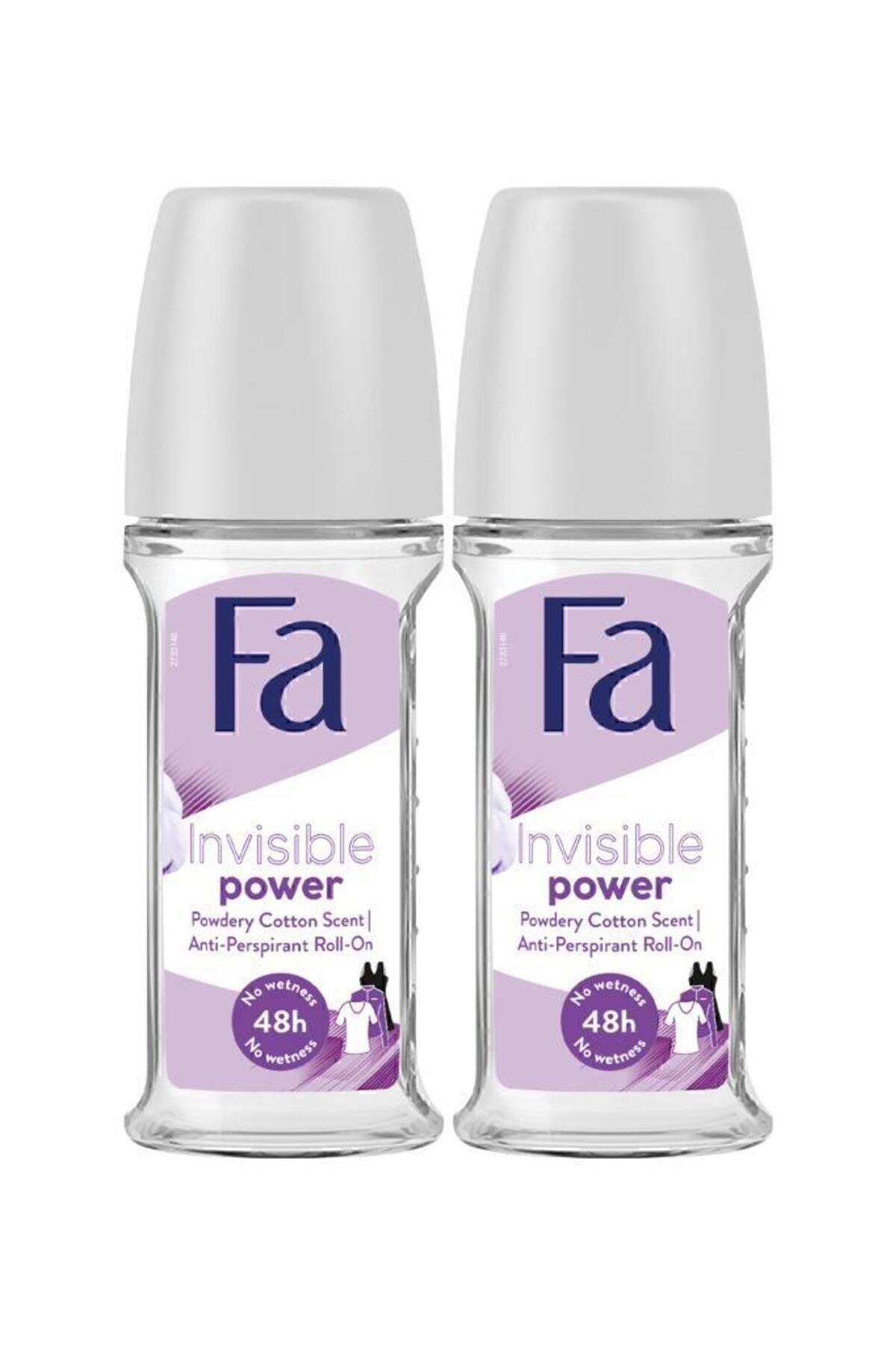 Fa Invisible Power Roll-On 50 ml x2 Set – 72 Saat Koruma, Leke Karşıtı Formül