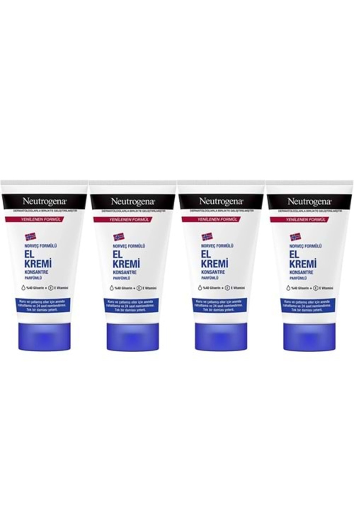 Neutrogena ( STD ) Neutrogena El Bakım Kremi 50ML Parfümlü (4 Lü Set) ( TEKLİDİR )