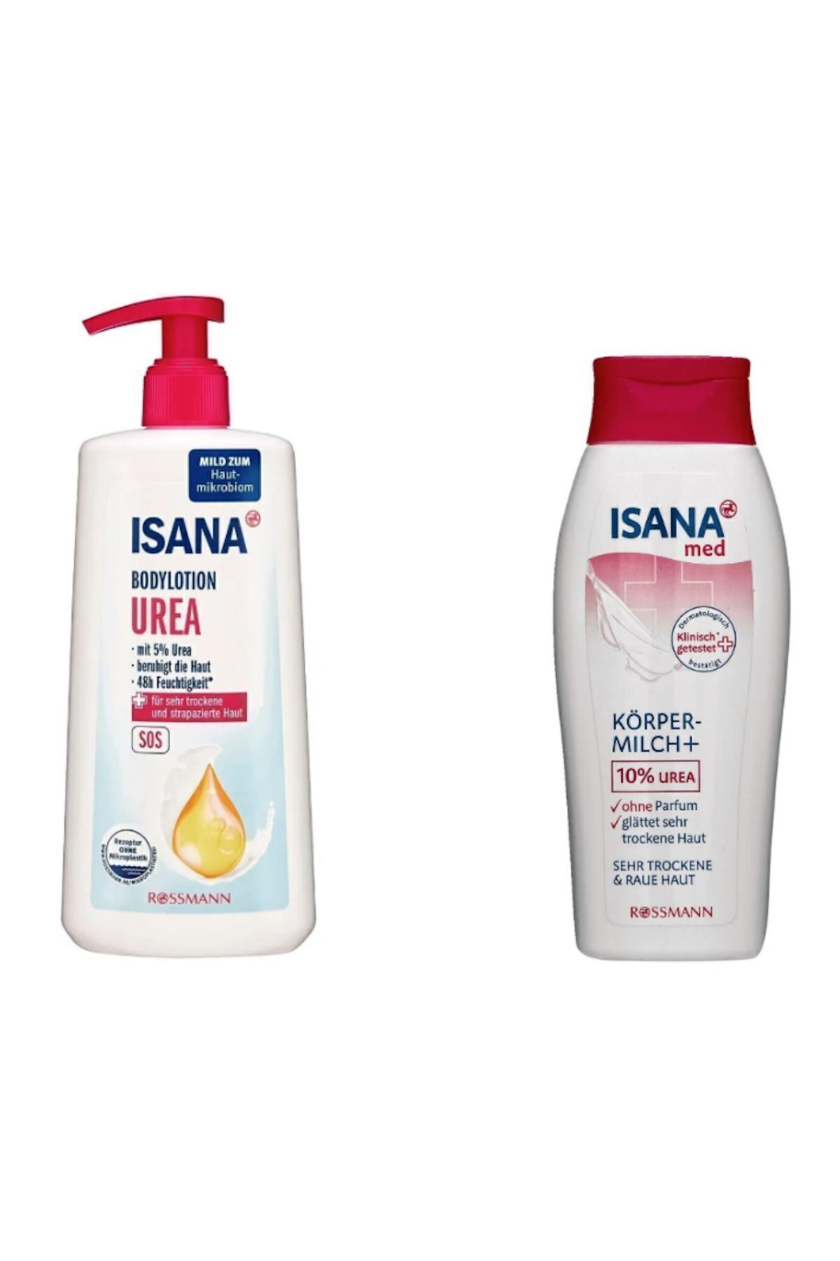 ISANA (%5 Üreli Vücut Losyonu 300 ml + %10 Üreli Vücut Sütü 250 ml )