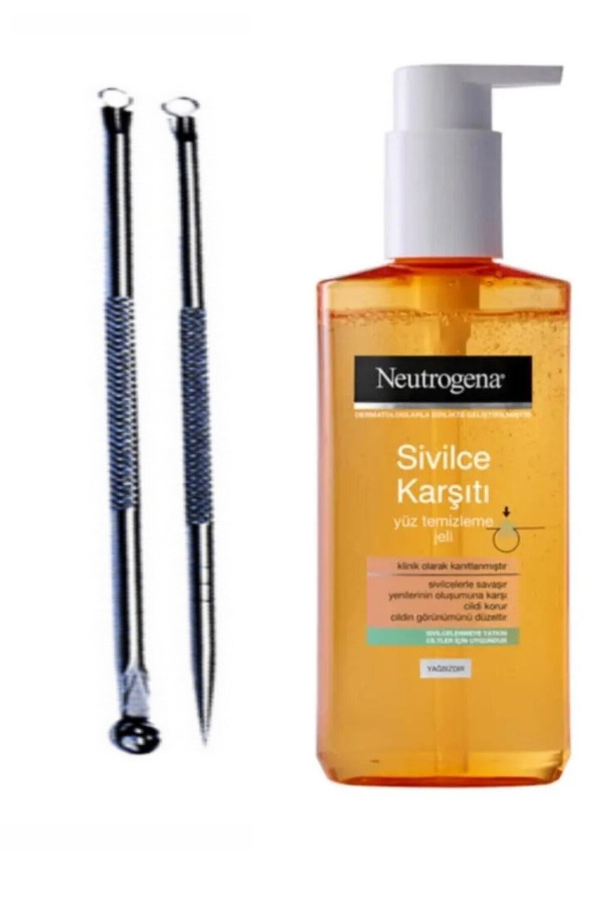 Neutrogena Sivilce Karşıtı Yüz Yıkama Jeli 200 Ml Ve 2 Li Akne Sivilce Temizleyici Komedon