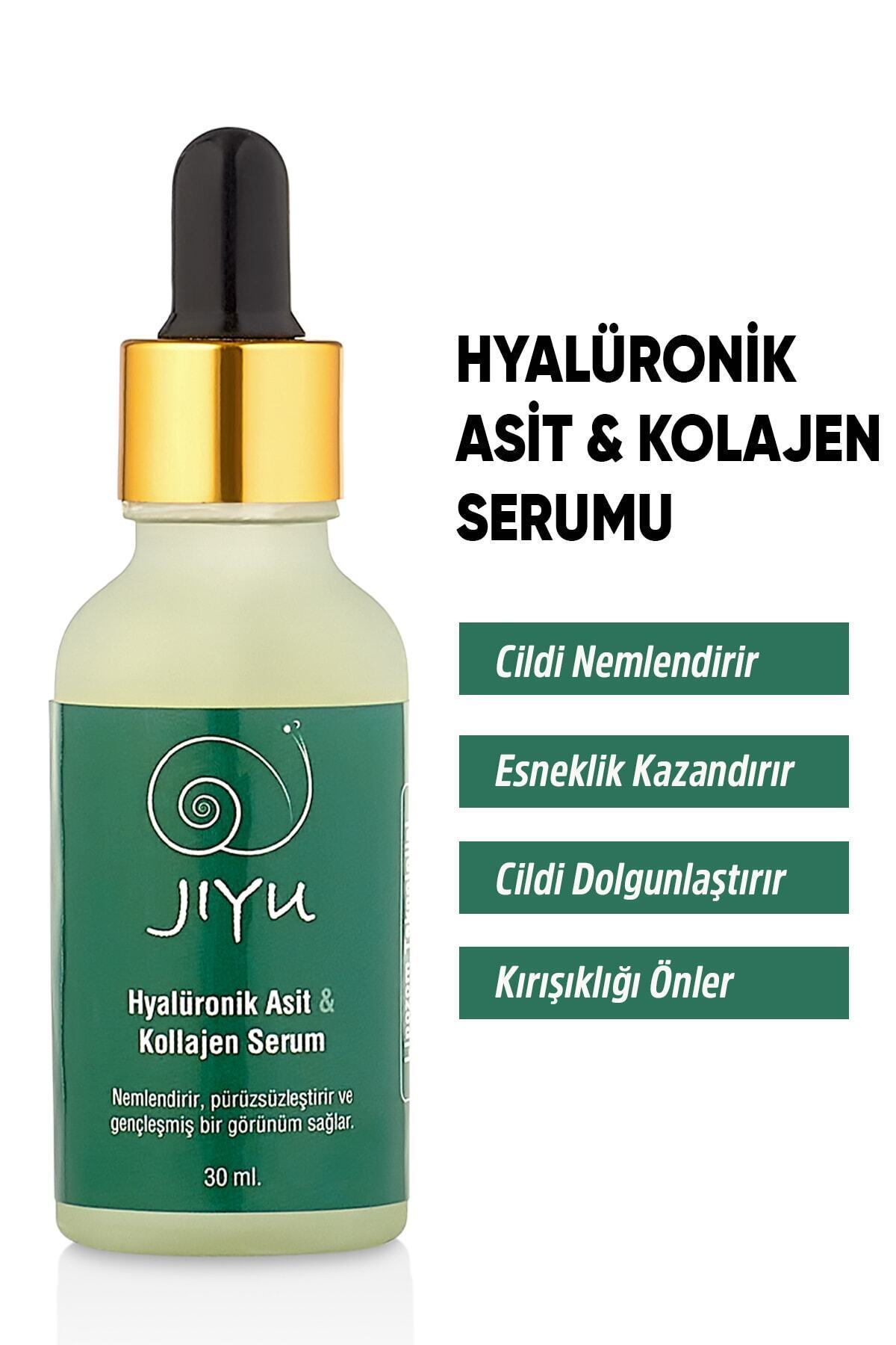 JIYU Hyaluronik Asit Ve Kolajen (COLLAGENE) Dolgunlaştırıcı Botox Etkili Nemlendirici Cilt Serumu 30 ml