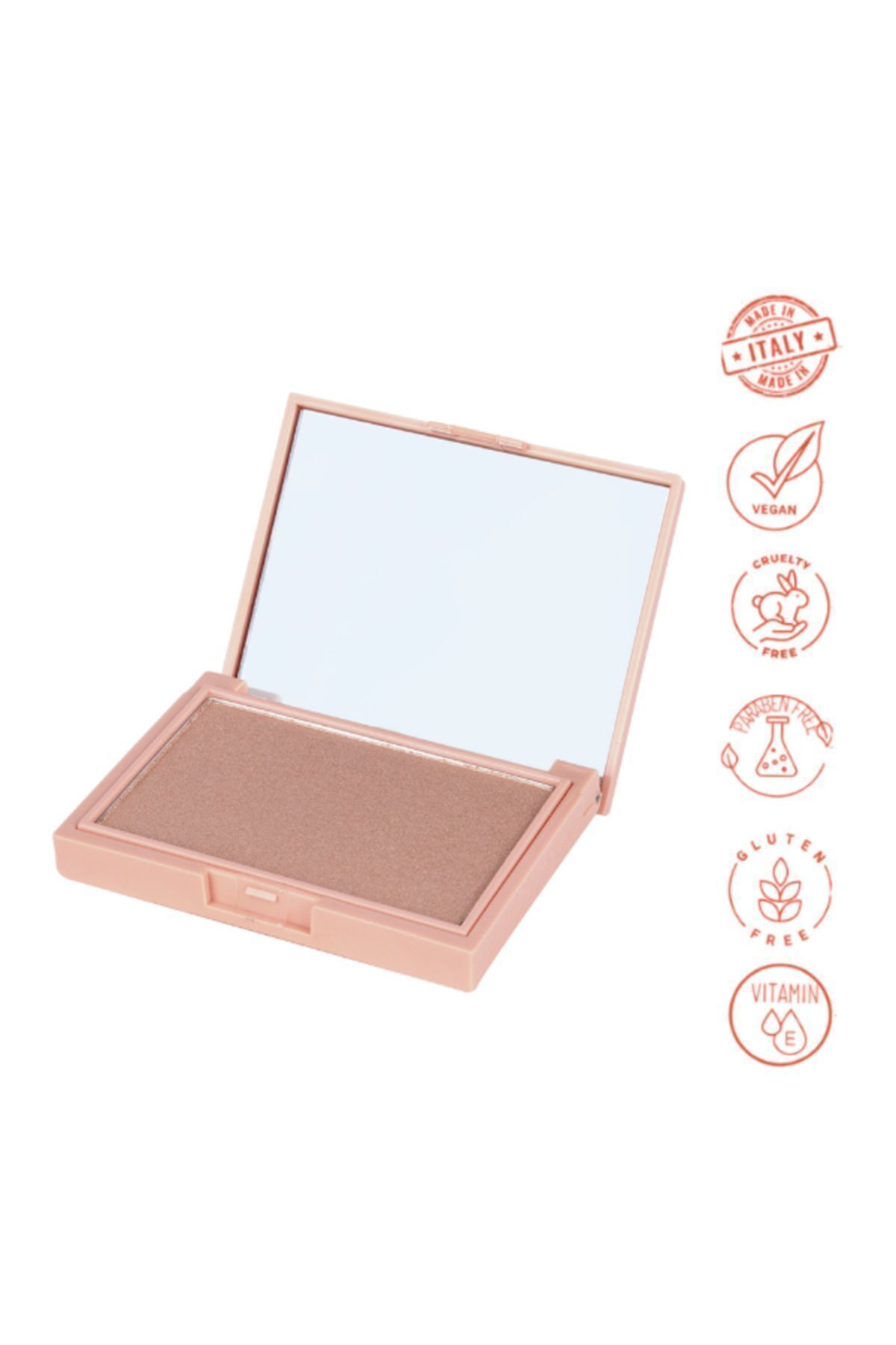 Dora Joy Toz Aydınlatıcı 01 Sparkle Powder Highlighter Vegan E Vitaminli