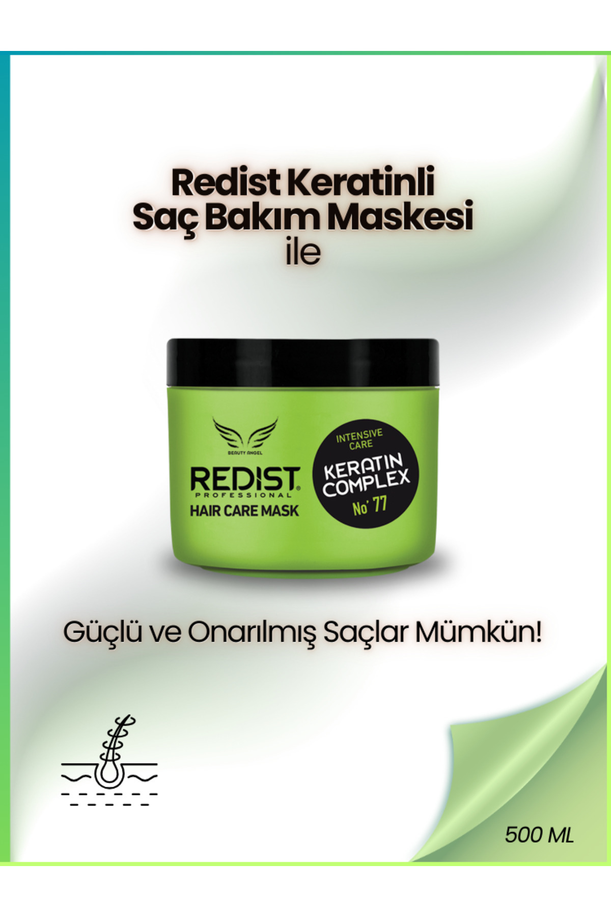 Redist Redıst Saç Maskesı Keratın 500ml