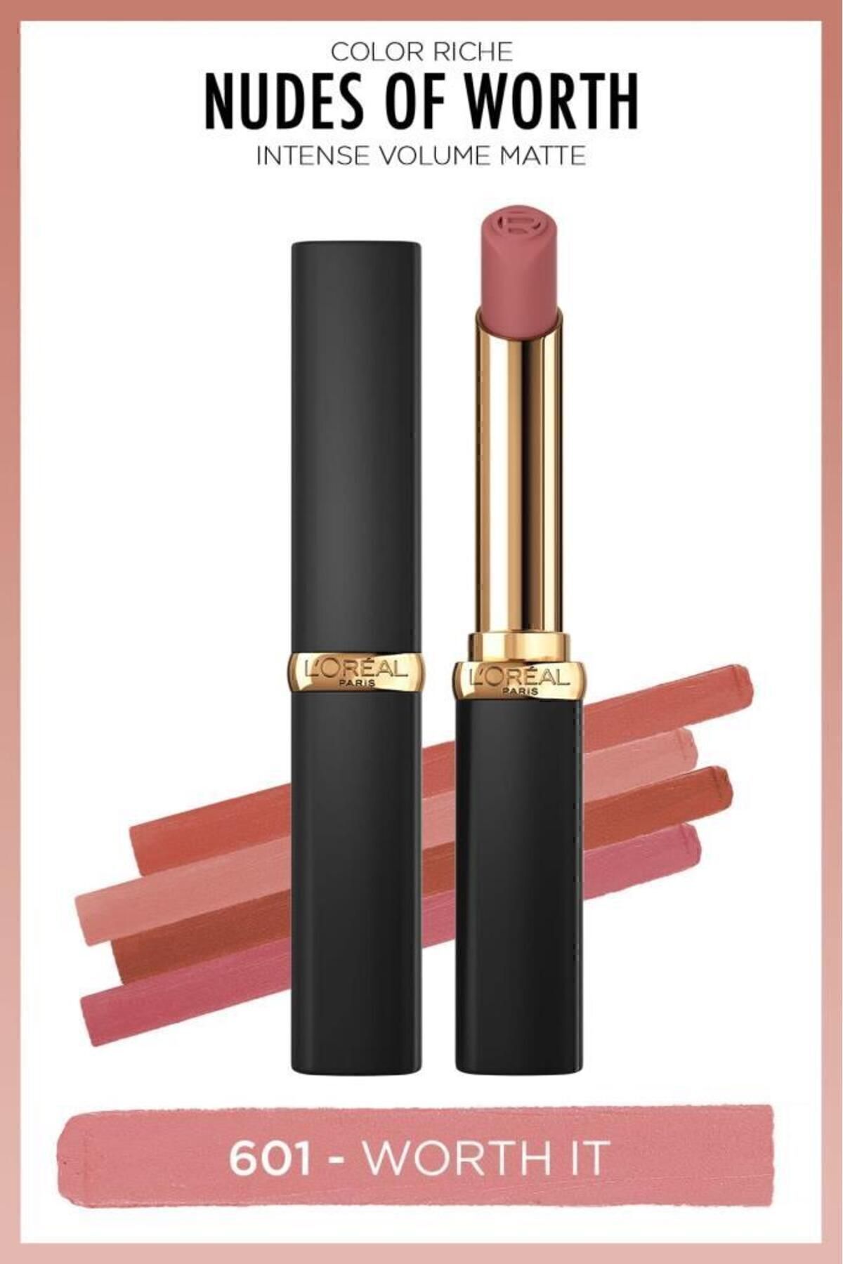 L'Oreal Paris Loreal Paris Color Riche Intense Volume Matte Ruj - 601 Nude