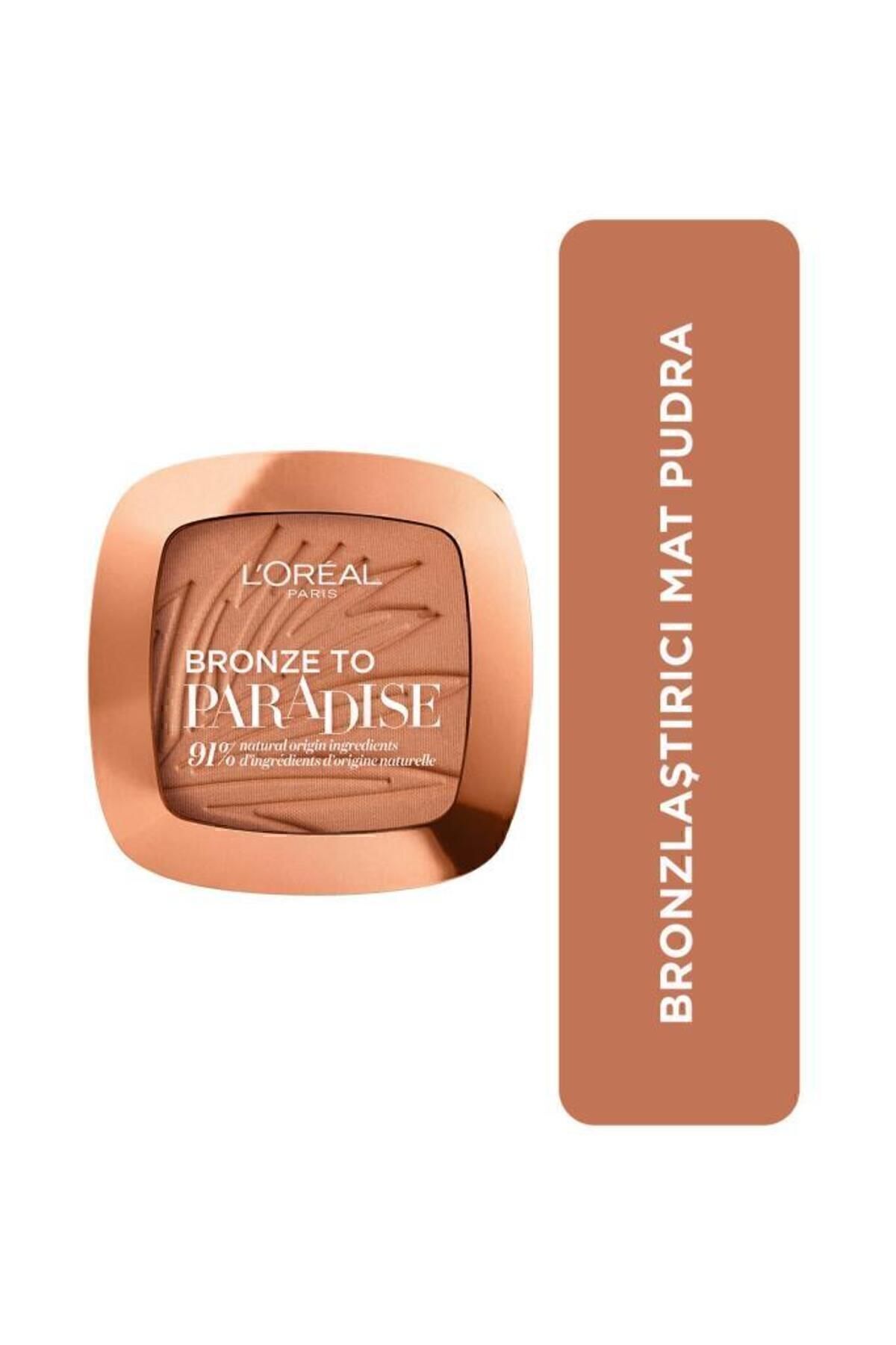 L'Oreal Paris L'Oréal Paris Bronze to Paradise Mat Bronzlaştırıcı Pudra 02 Baby One More Tan