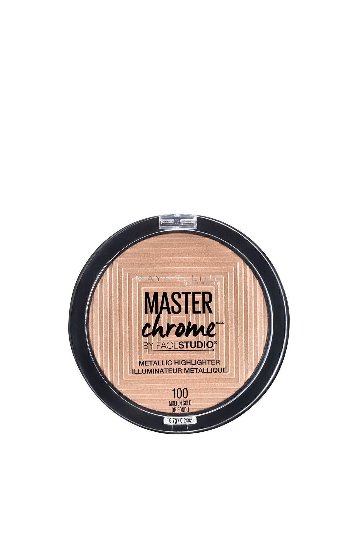 Maybelline New York Metalik Aydınlatıcı - Master Chrome Metallic Highlighter Molten Gold