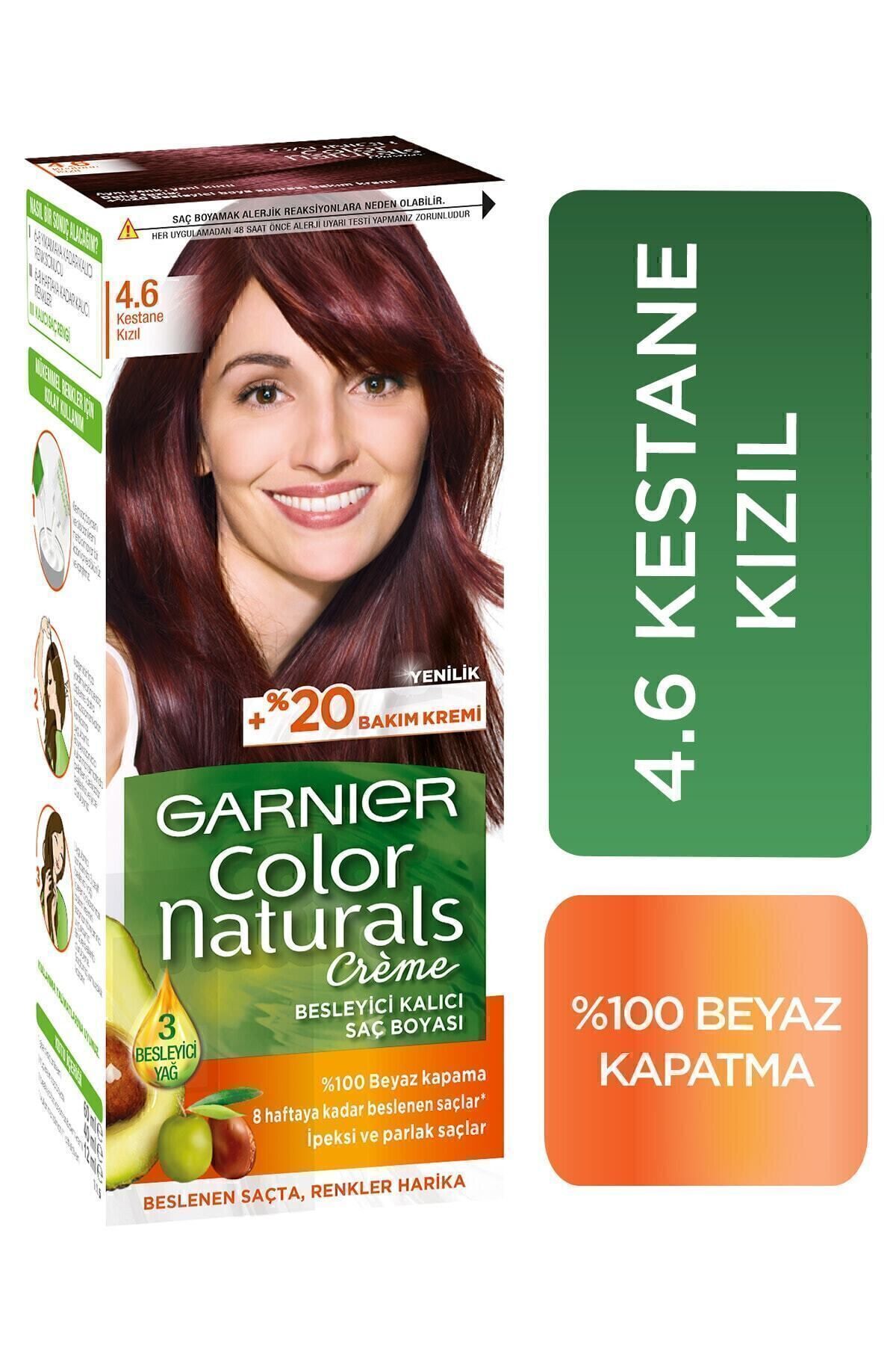 Garnier Color Naturals Kestane Kızıl (4.6) Saç Boyası