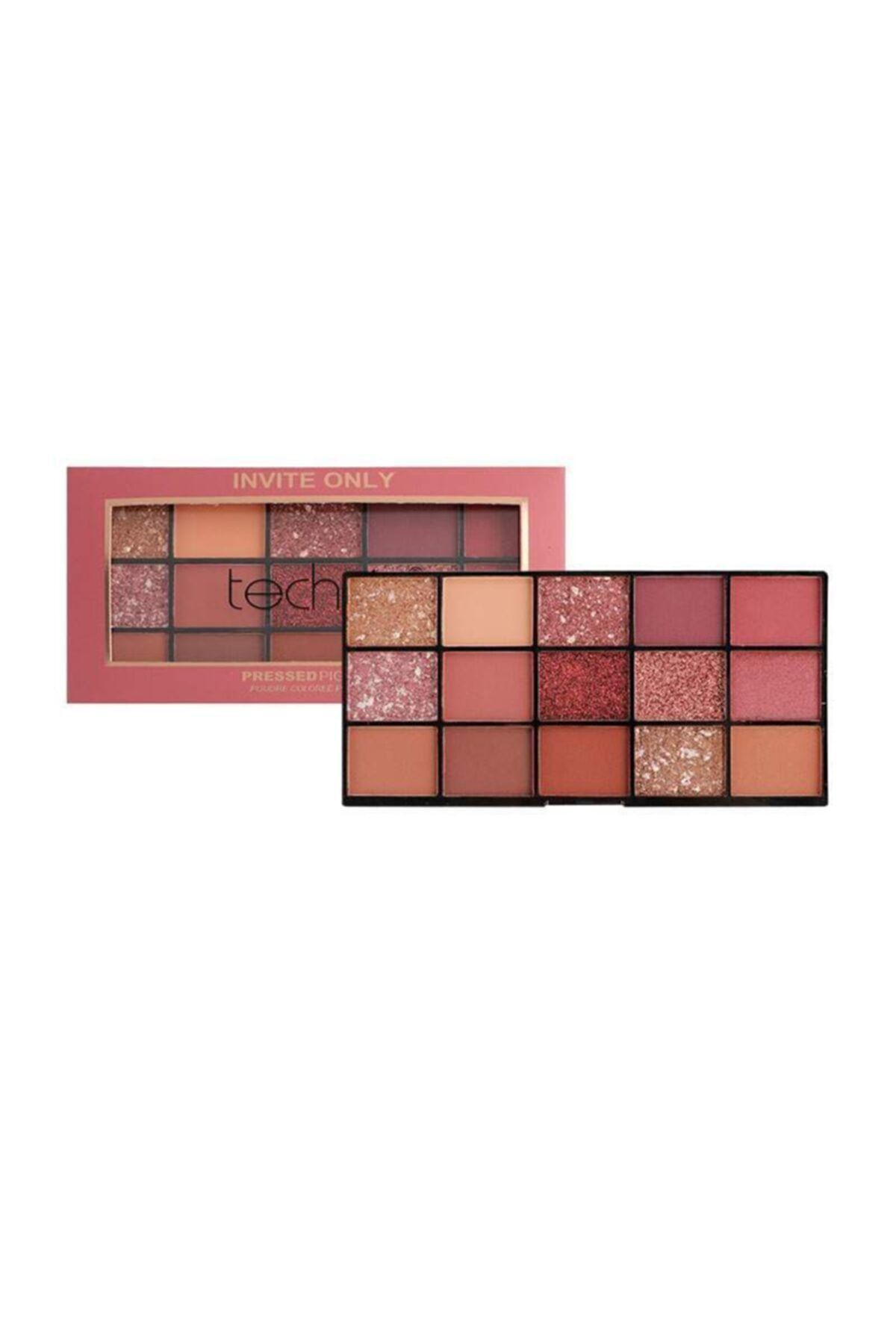TECHNIC Invite Only Pressed Pigment Palette 15'li Far Paleti