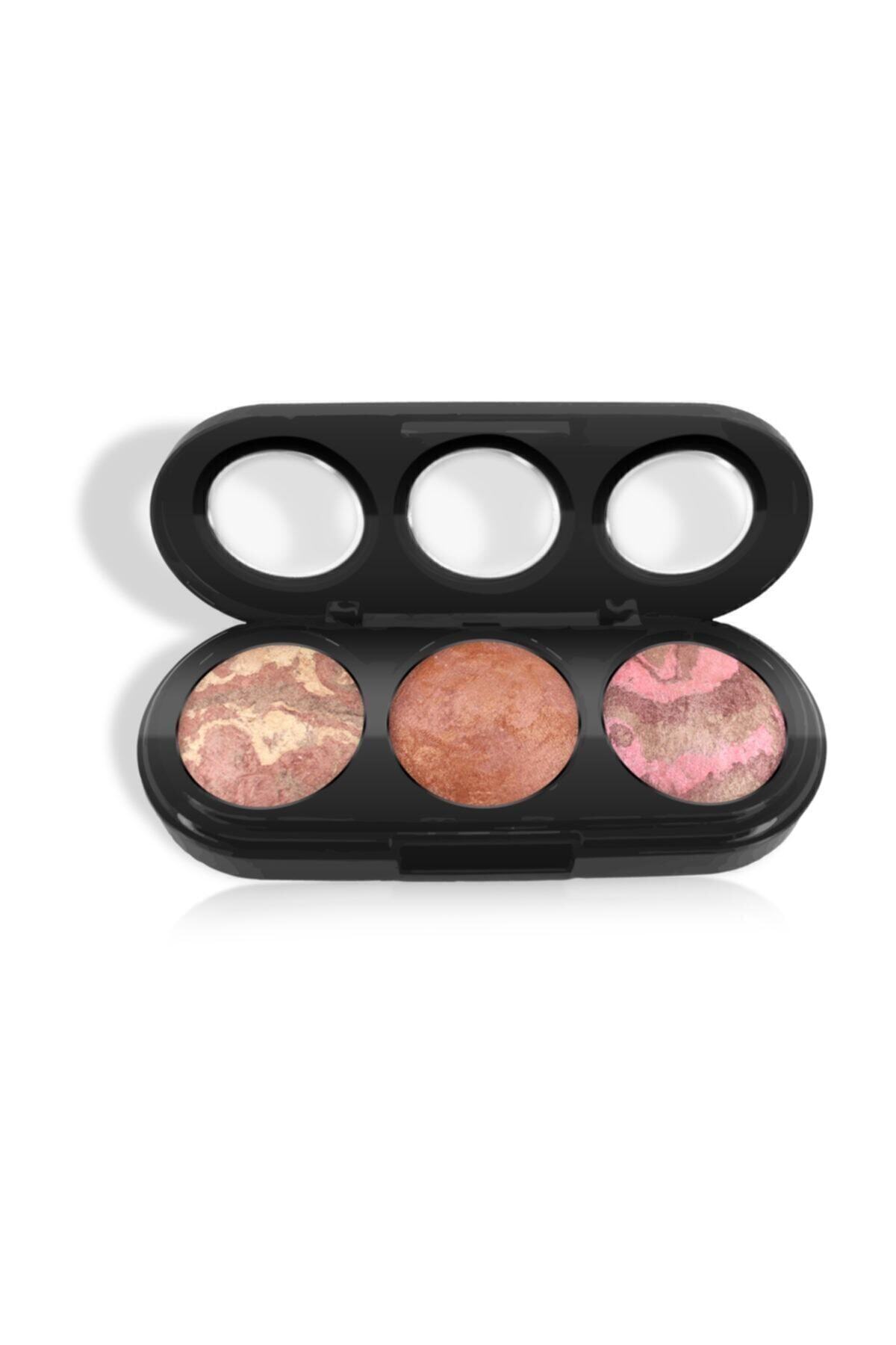 Makeuptime 3'lü Terracotta Allık