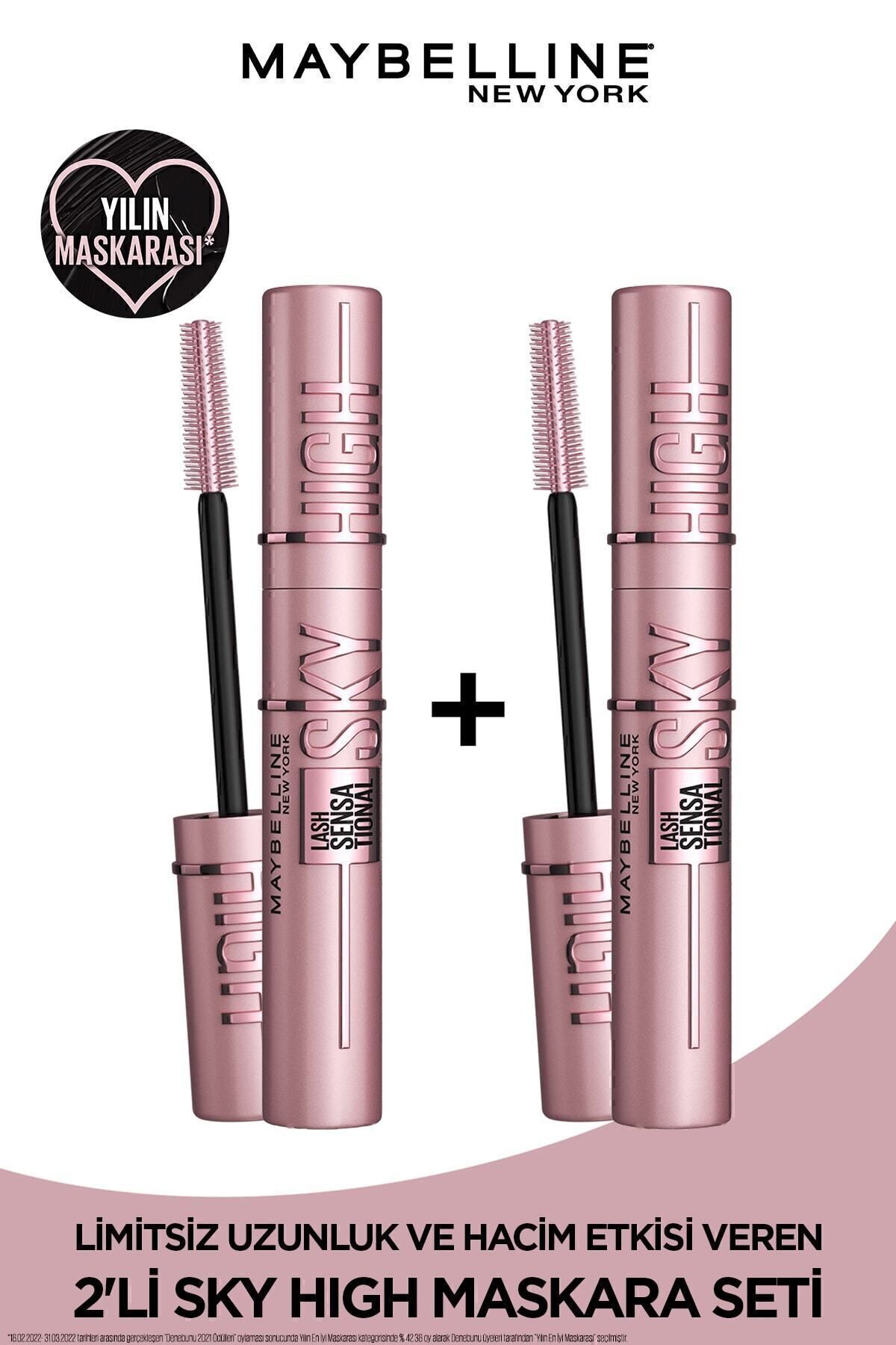 Maybelline New York Lash Sensational Sky High Maskara 2'li Set