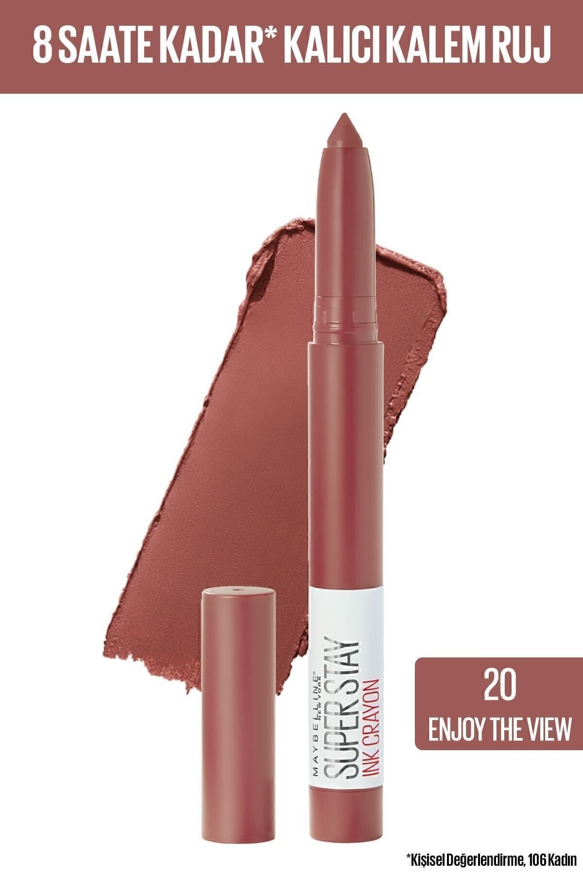 Maybelline New York Kalem Ruj - Sw Superstay Ink Crayon 20 Enjoy the View 30174191