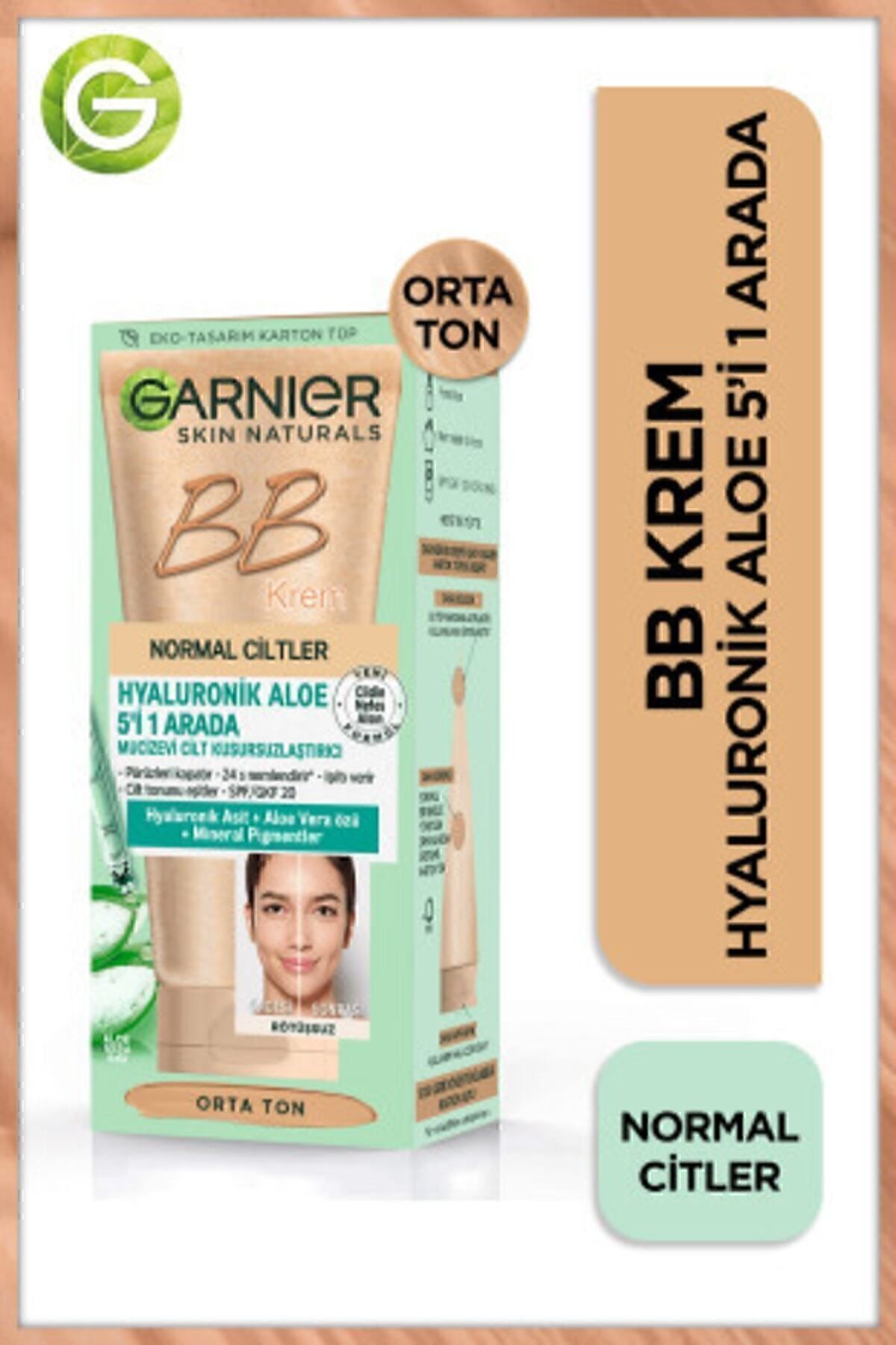 Garnier Bb Krem Mucizevi Cilt Kusursuzlaştırıcı Orta Ton Spf 15 50 ml