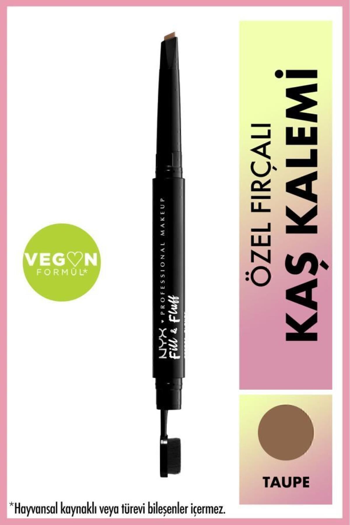 NYX Professional Makeup Fill & Fluff Eyebrow Pomade Pencil Kaş Kalemi- Taupe