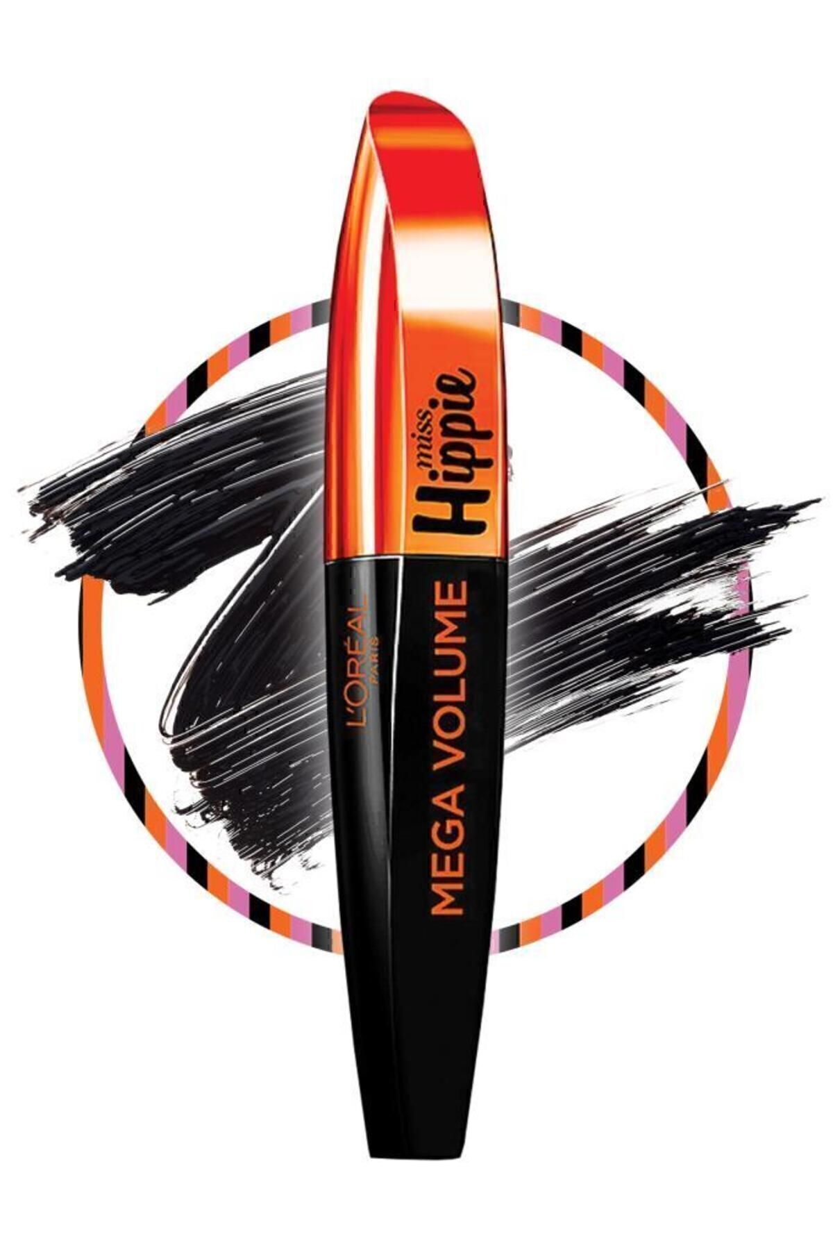 L'Oreal Paris L'oréal Paris Miss Hippie Mega Hacim Veren Siyah Maskara